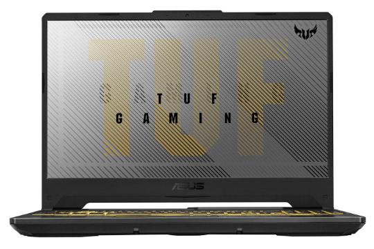 لپ‌تاپ TUF گیمینگ A15 FX506IV ایسوس  نمای جلو - صفحه کلید و صفحه نمایش / Asus TUF Gaming A15 FX506