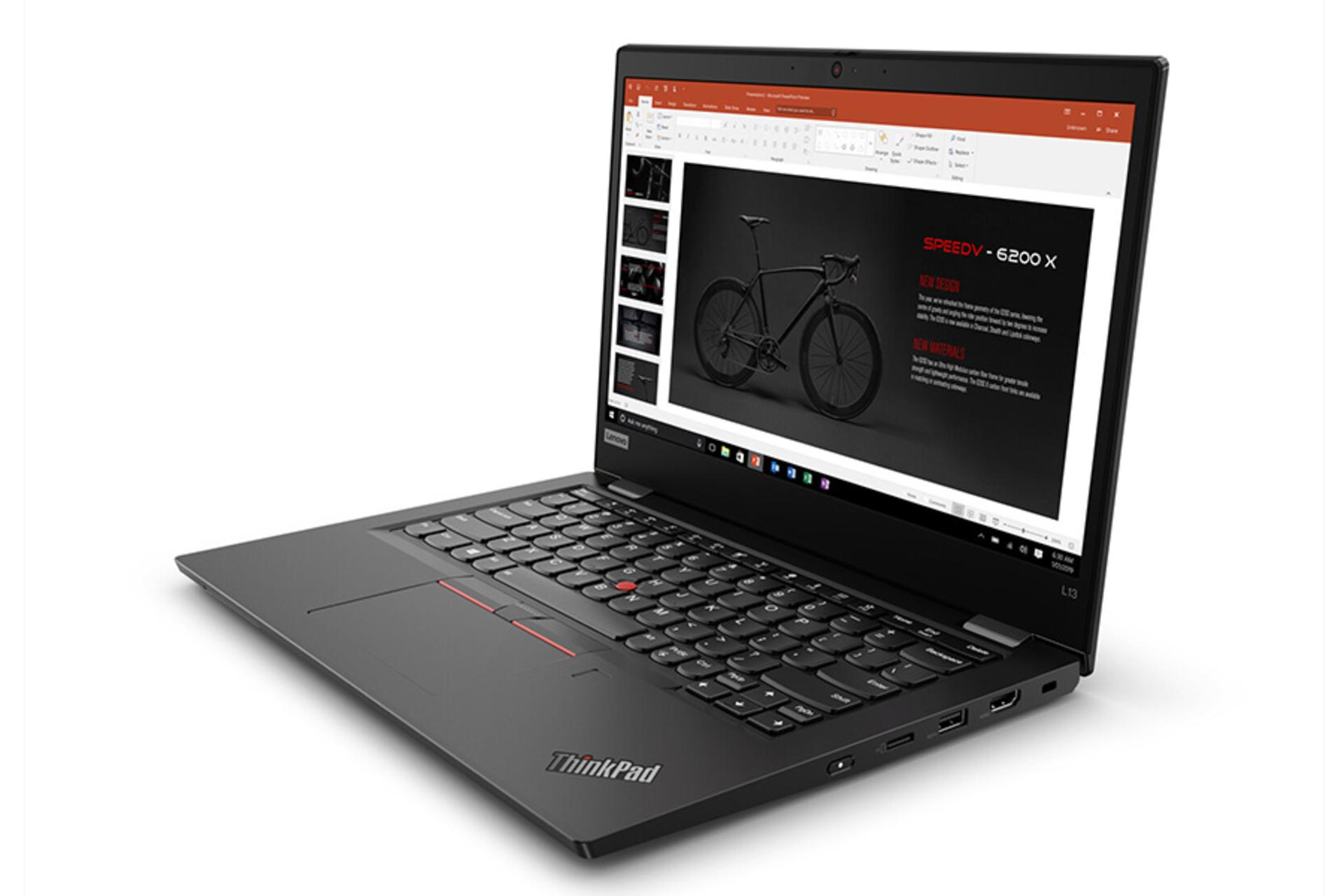 نمای کنار لپ تاپ لنوو تینک پد L13 یوگا