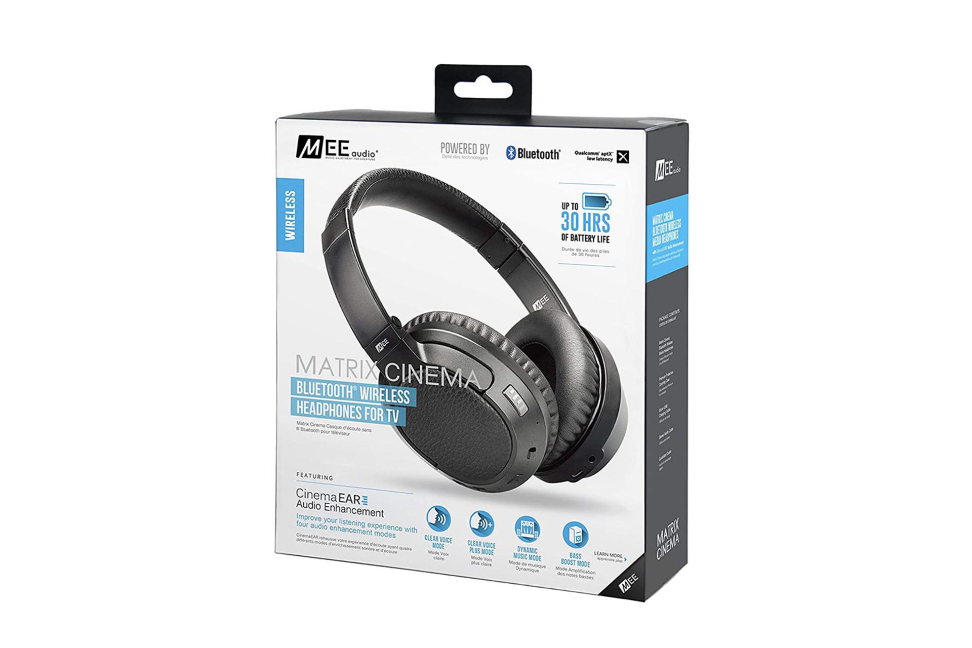 جعبه و بسته بندی هدفون می آدیو MEE audio Matrix Cinema ANC