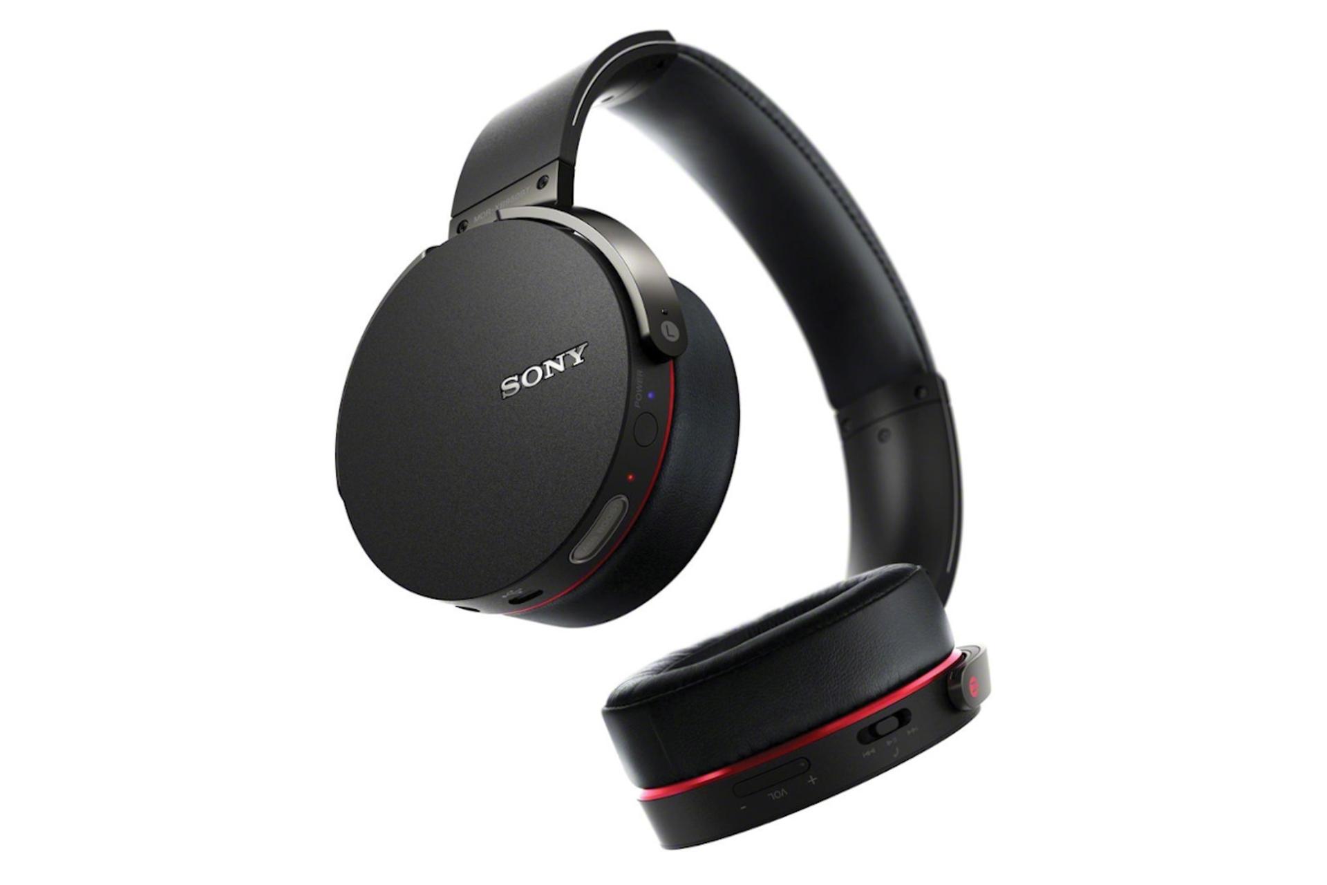نمای پایین هدفون بی سیم سونی Sony MDR-XB950BT مشکی