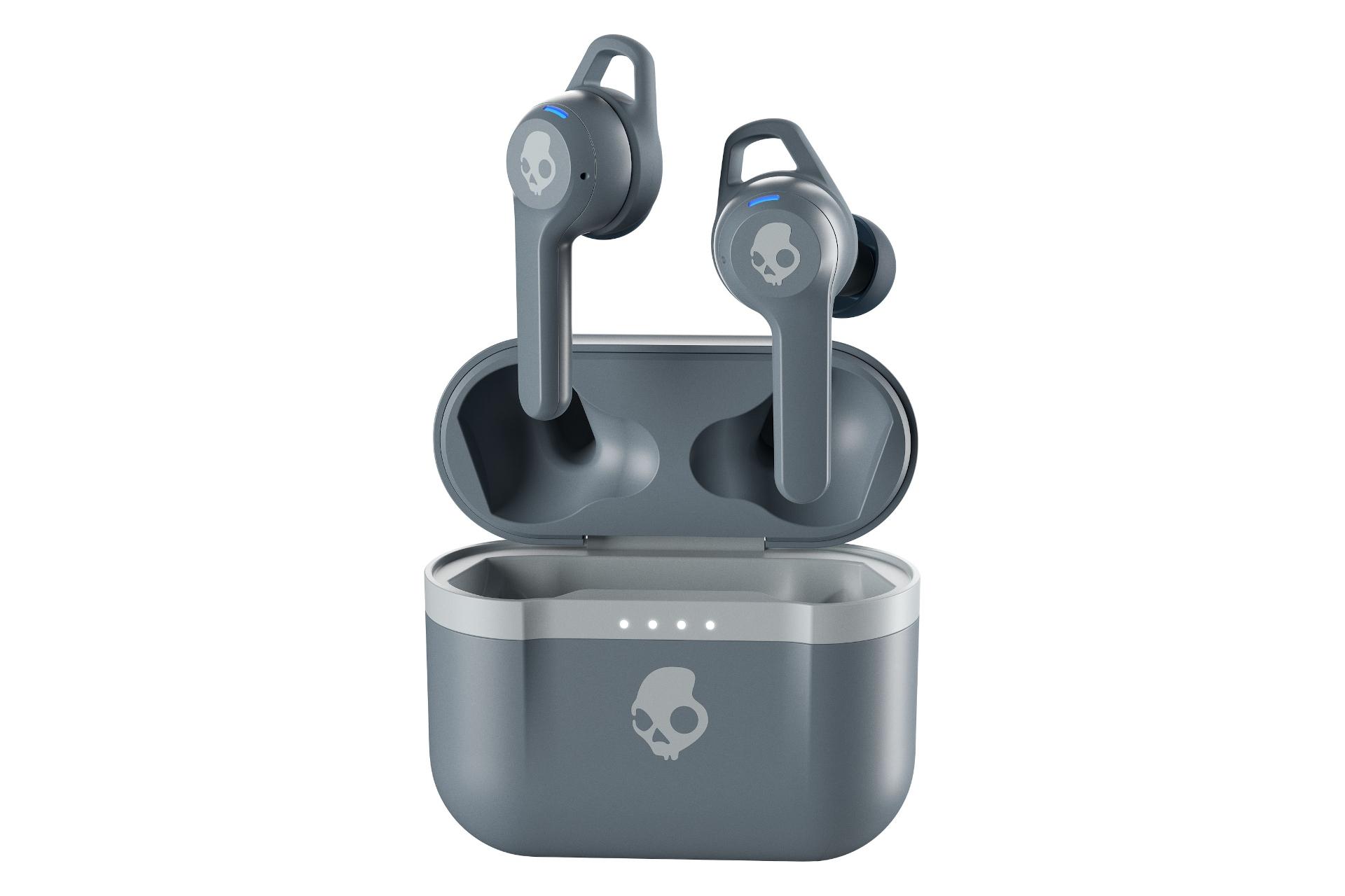 محفظه شارژ هدفون بی سیم اسکال کندی Skullcandy Indy Evo خاکستری