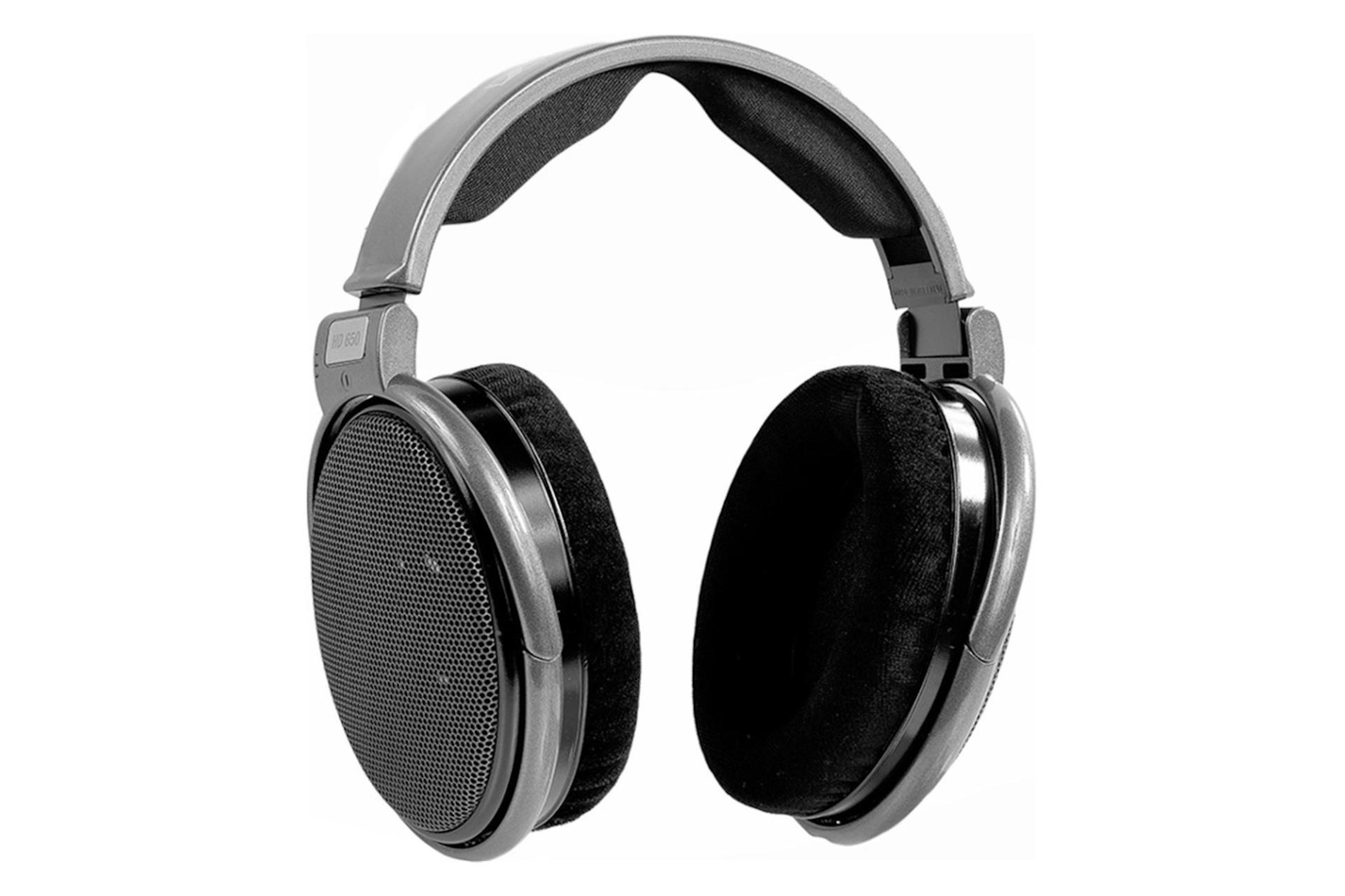 نمای چپ هدفون سنهایزر Sennheiser HD 650 خاکستری