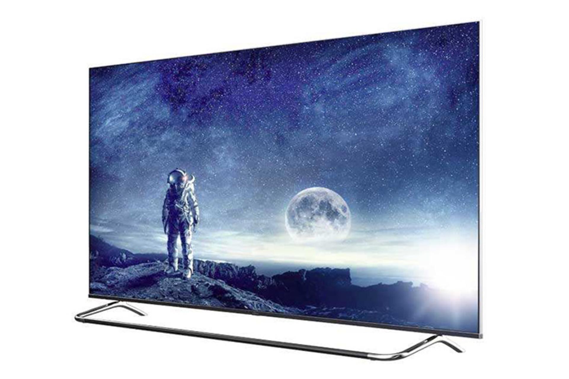 نمای نیمرخ راست تلویزیون جی پلاس 75ke921s