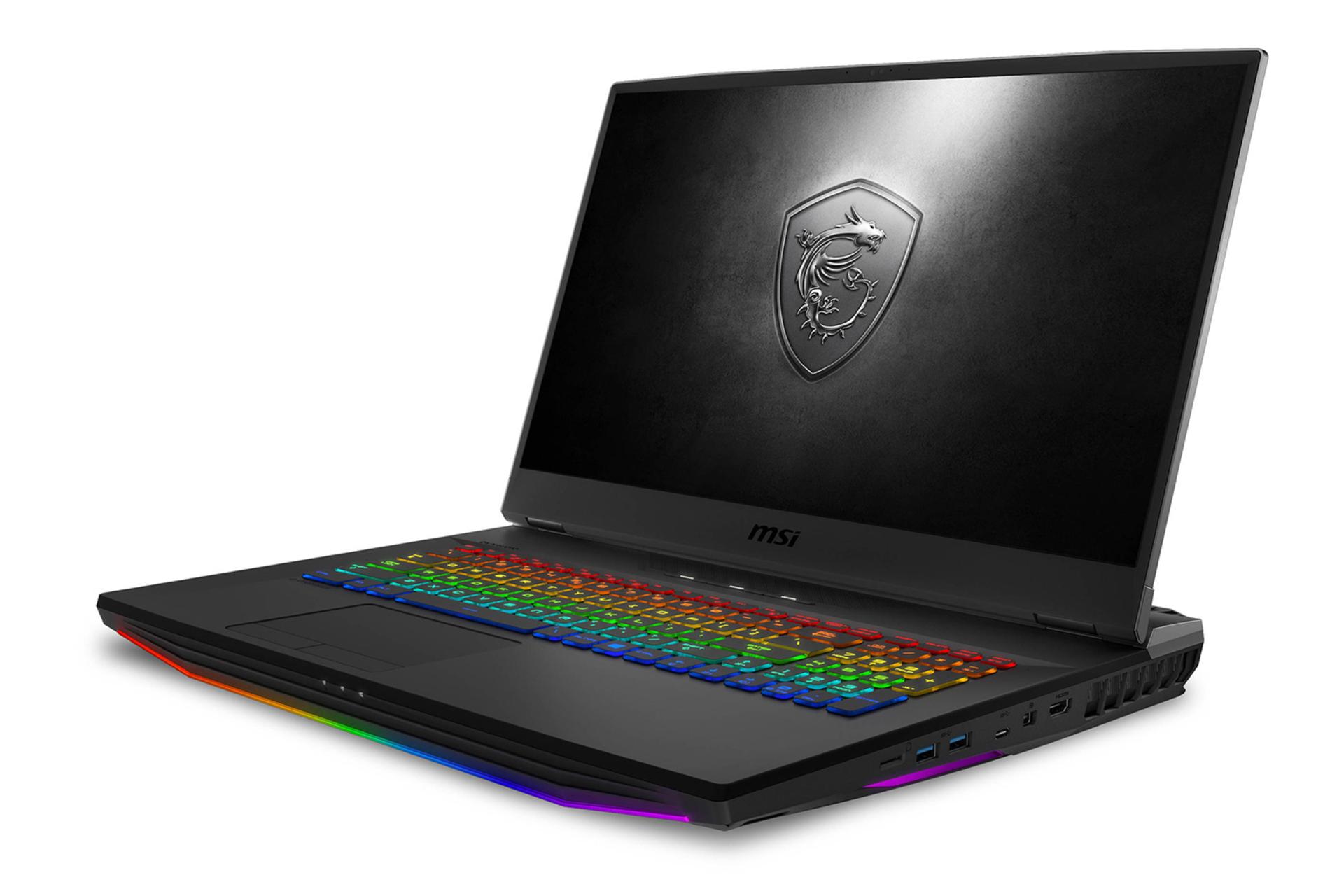 نمای کنار لپ تاپ ام اس آی GT76 تایتان 10SGS