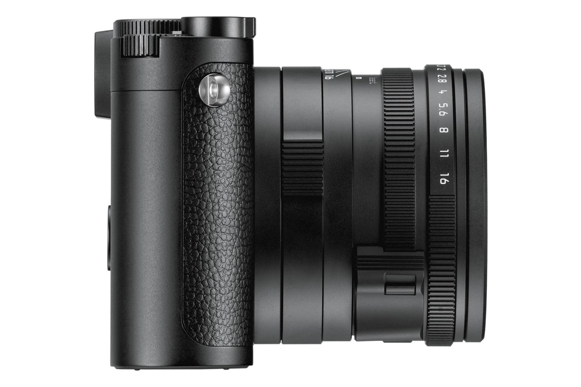 نمای سمت راست دوبین لایکا Q2 مونوکروم / Leica Q2