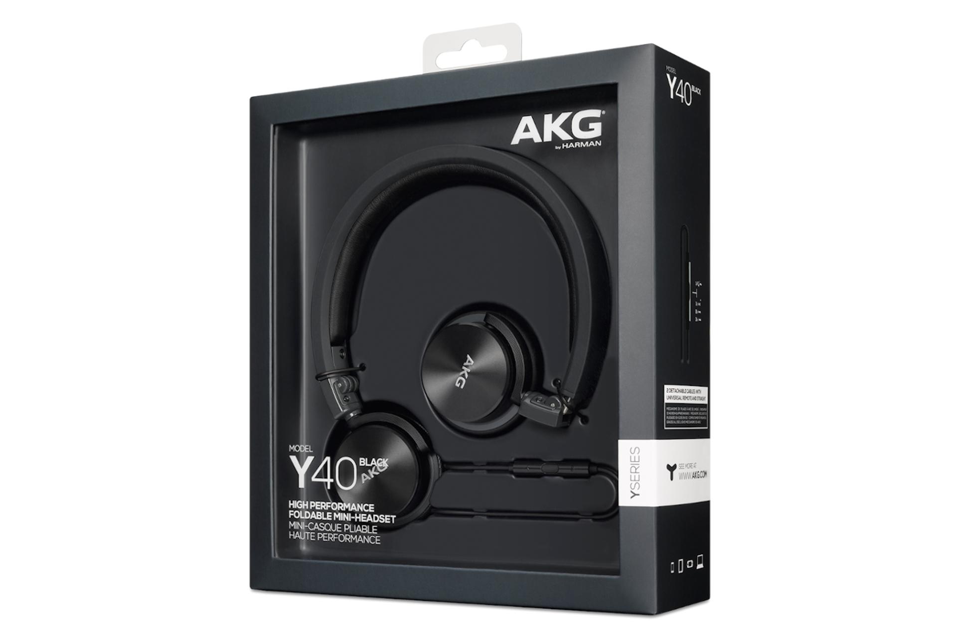 جعبه هدفون ای کی جی AKG Y40 مشکی