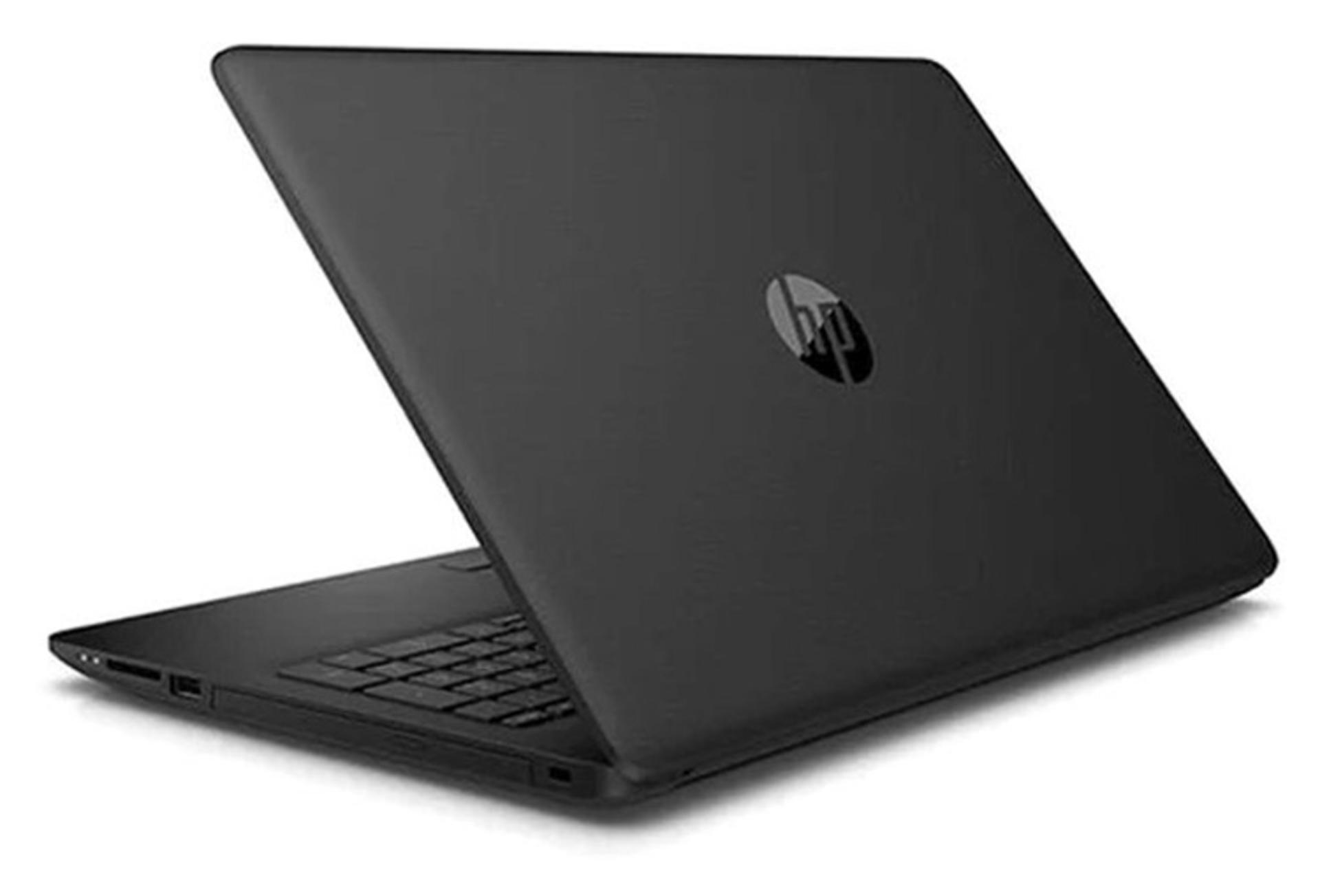 نمای کنار نمای کنار لپ تاپ اچ پی 15 da2001ne از زاویه پشت