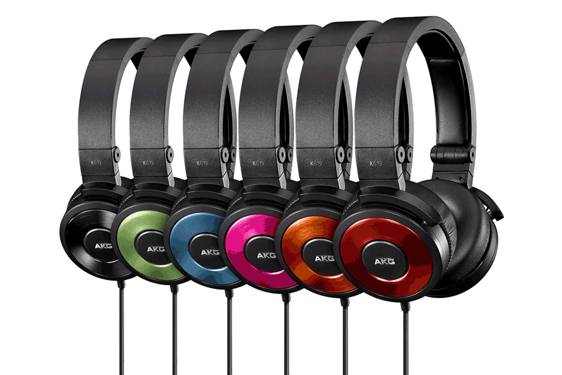 رنگ های مختلف هدفون ای کی جی AKG K619