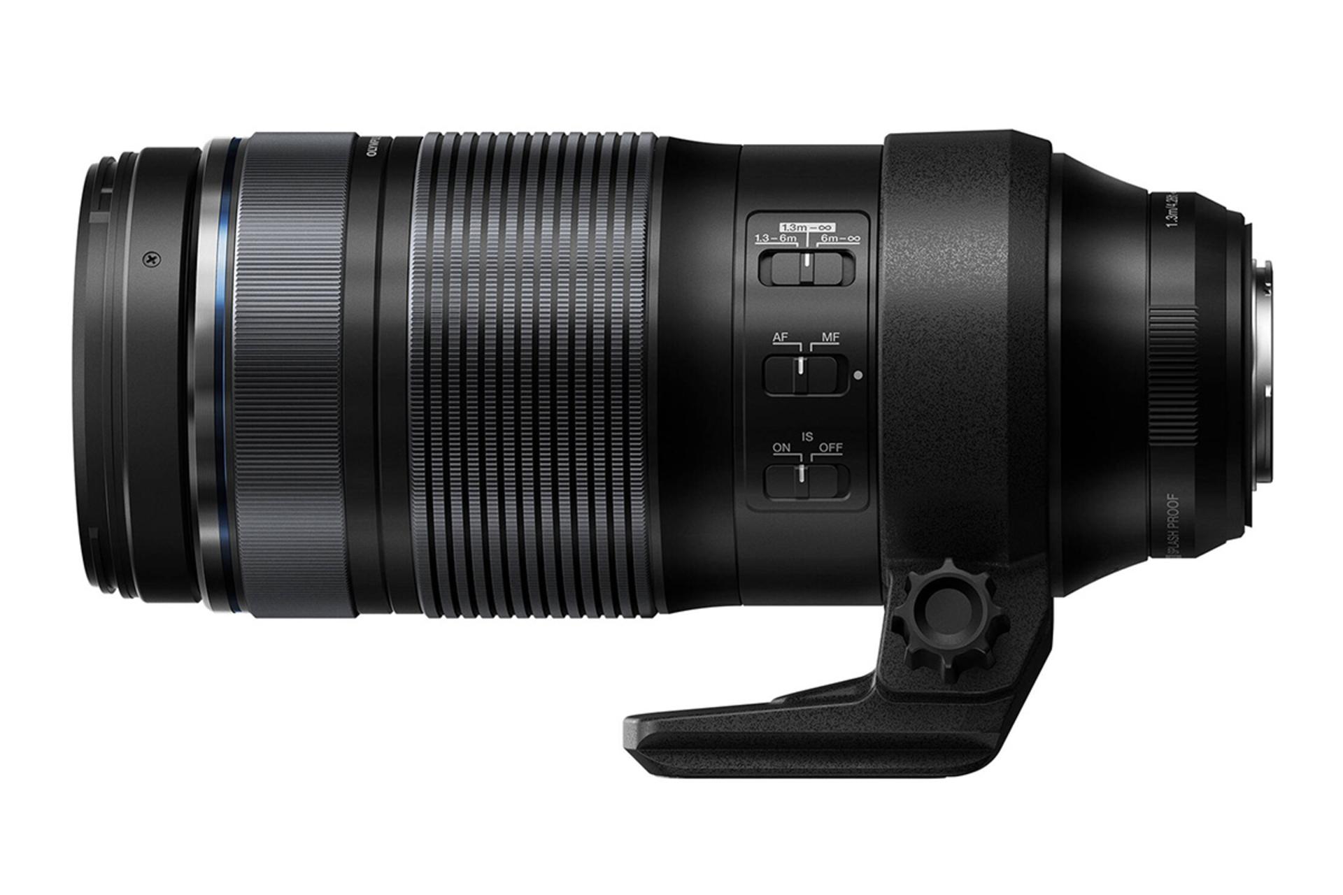 نمای سمت راست لنز الیمپوس M.Zuiko Digital ED