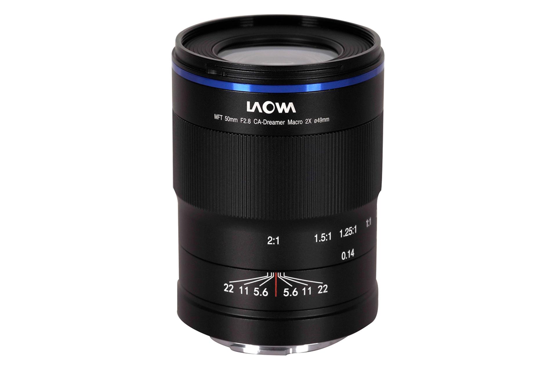 نمای ایستاده لنز ونوس لائووا 50mm f2.8