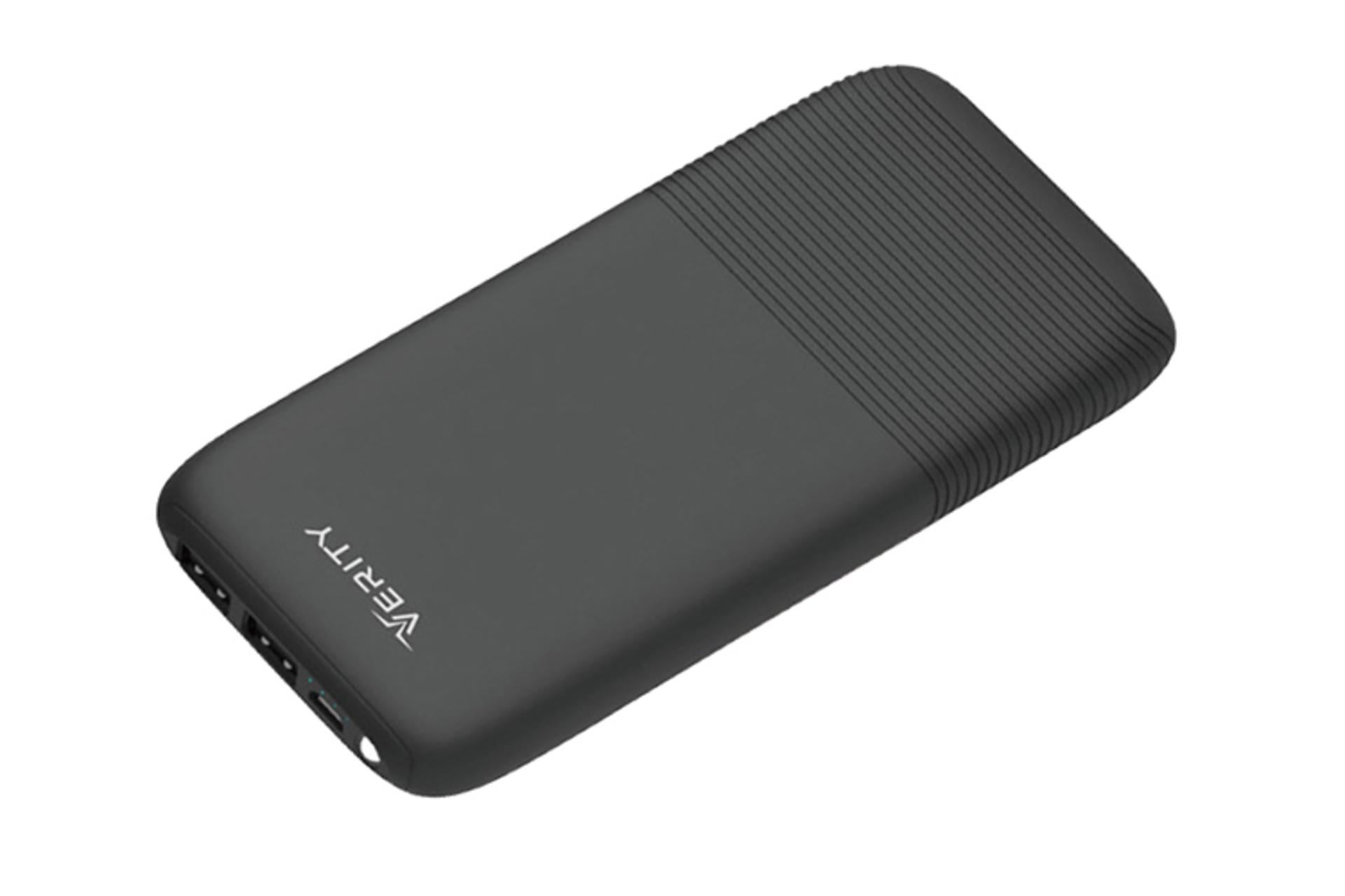 پاور بانک نمای کلی پاور بانک VERITY PA114 10000mah مشکی