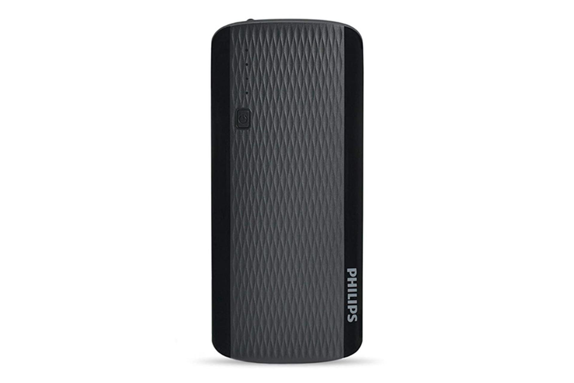 نمای جلو پاوربانک فیلیپس DLP2713 با ظرفیت 13000 میلی‌آمپرساعت