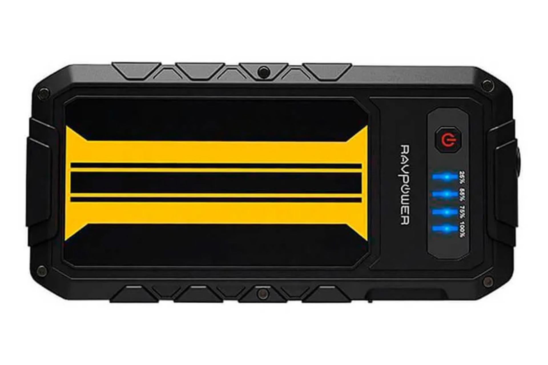 نمای افقی پاوربانک راوپاور P-PB007 جامپ استارتر