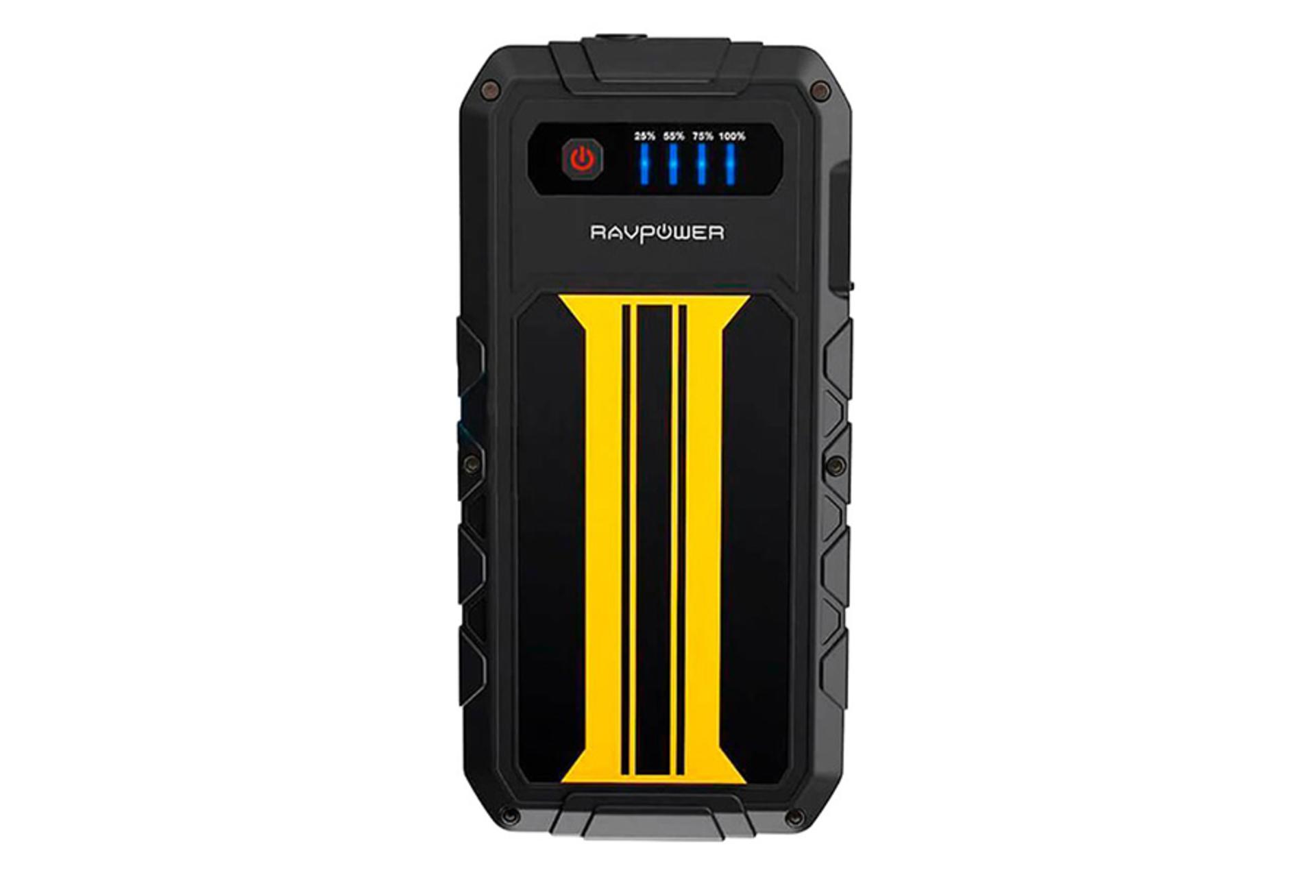 نمای عمودی پاوربانک راوپاور P-PB007 جامپ استارتر