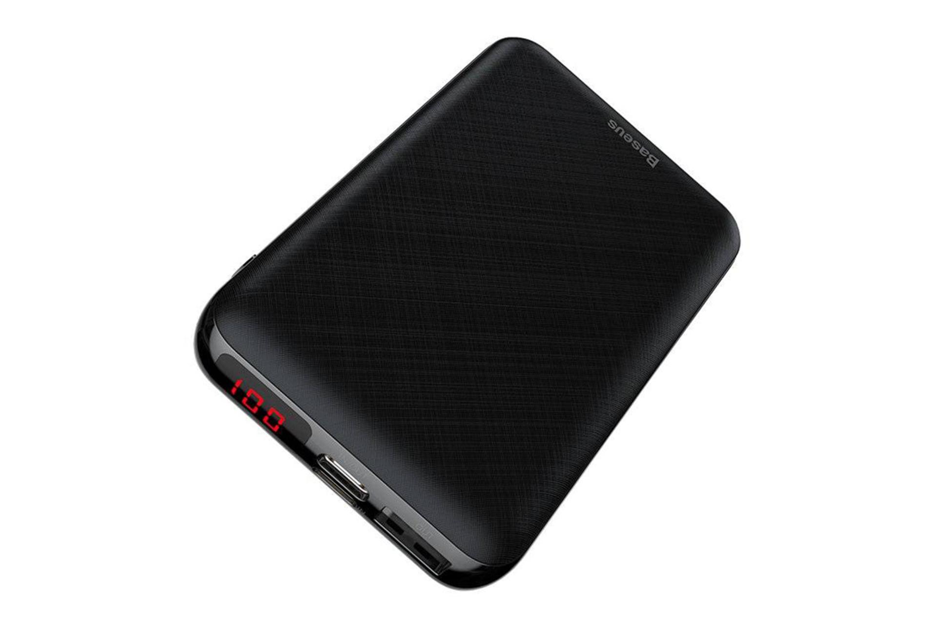 نمای پرسپکتیو پاوربانک باسئوس PPALL XF01 رنگ مشکی