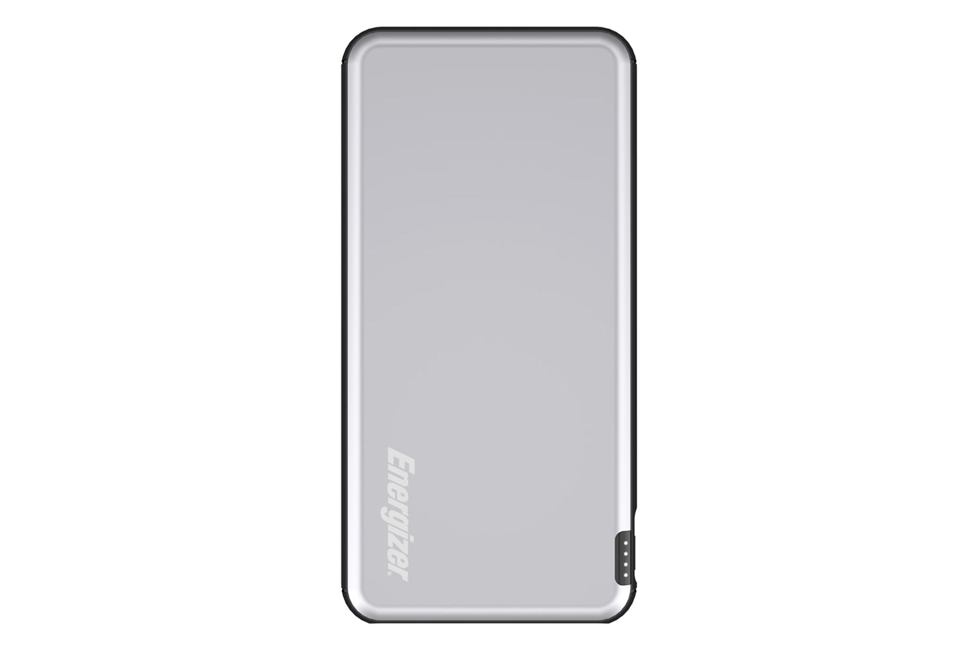 نمای جلو پاور بانک انرجایزر UE10046 طوسی / Energizer UE10045