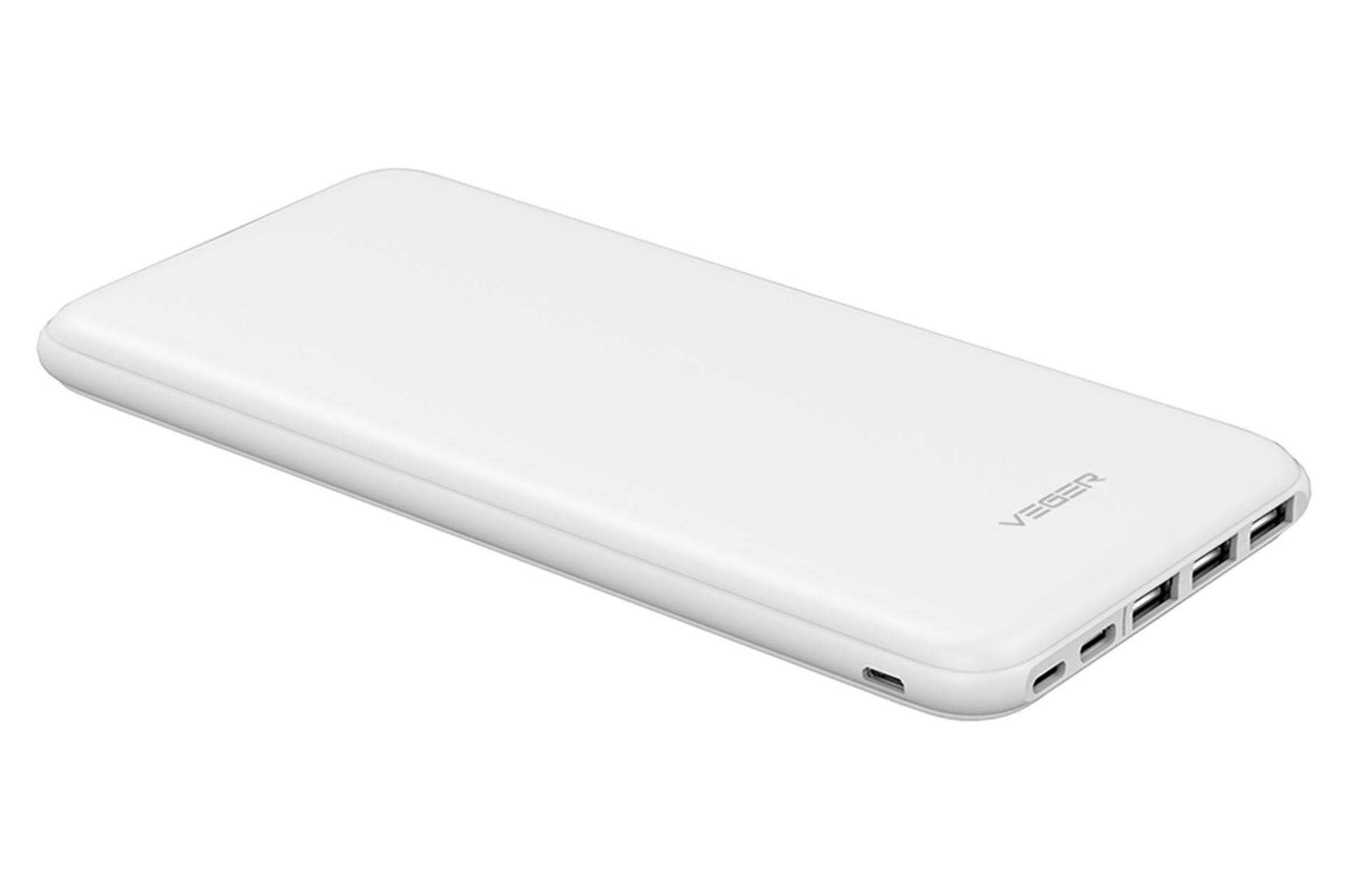 پاور بانک Veger V200 Pro Slim 20000mAh - پورت ها / وگر V200 Pro Slim با ظرفیت 20000 میلی‌آمپر ساعت