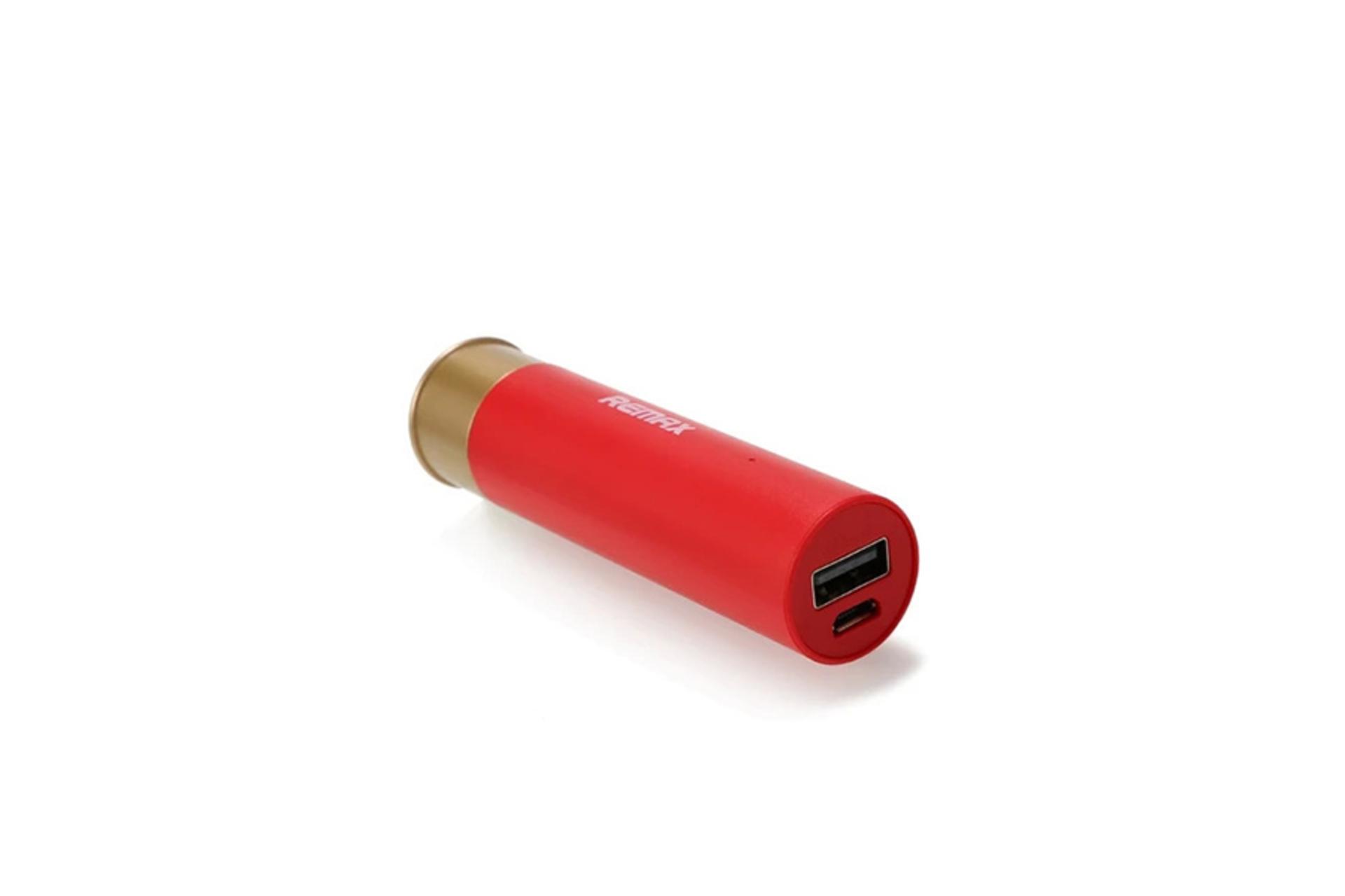 پاور بانک Remax RPL-18 قرمز - نمای خروجی و ورودی