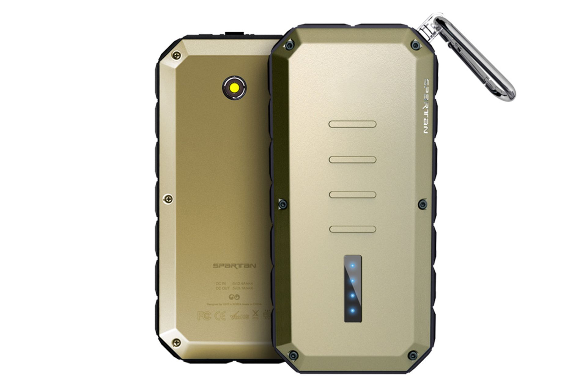 iWALK UBT13000D Spartan Rugged 13000mAh / پاوربانک آی واک اسپارتان رنگ طلایی