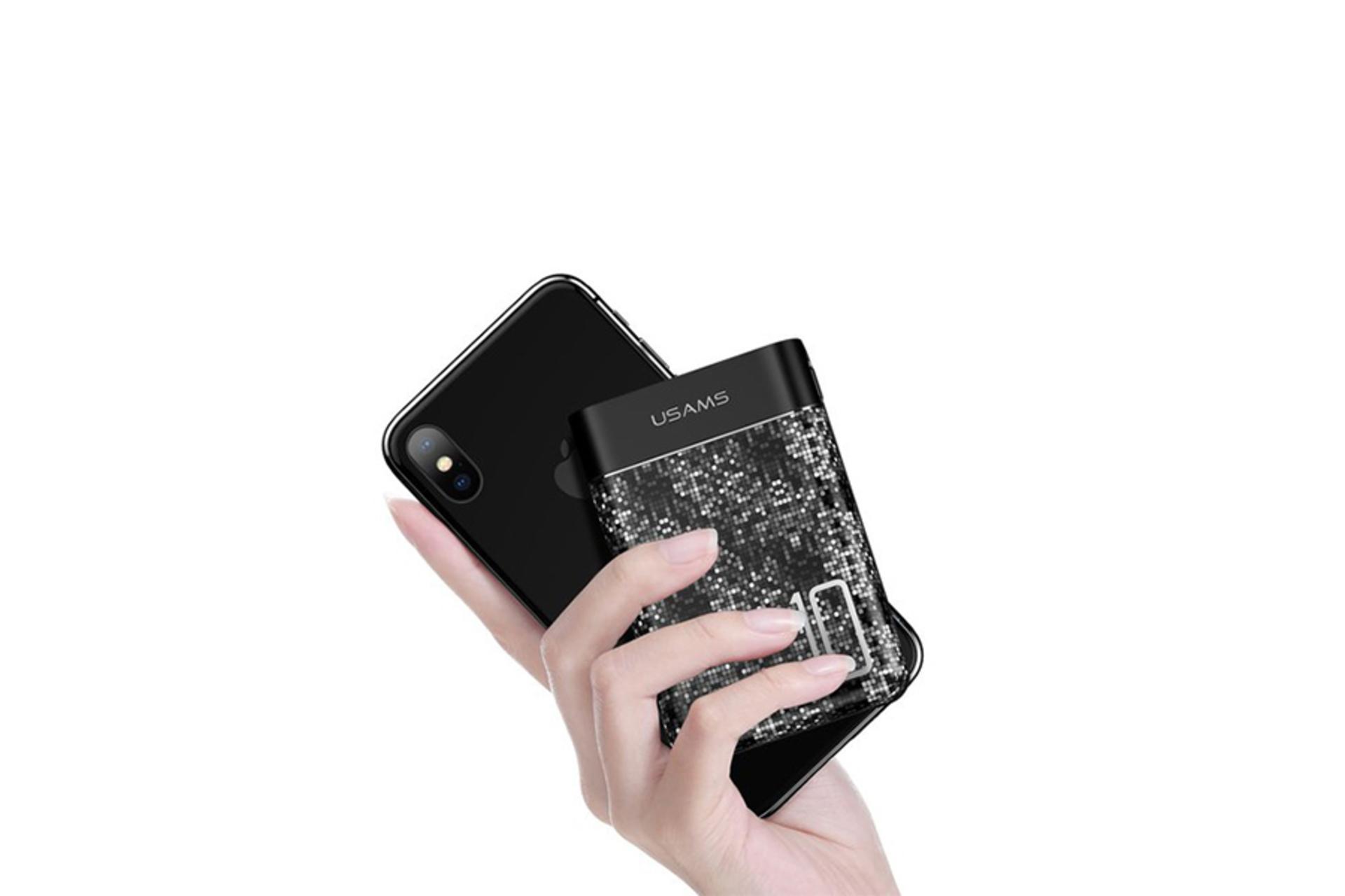 یوسمز PB1 با ظرفیت 10000 میلی‌آمپر ساعت / USAMS US-CD35 PB1 10000mAh