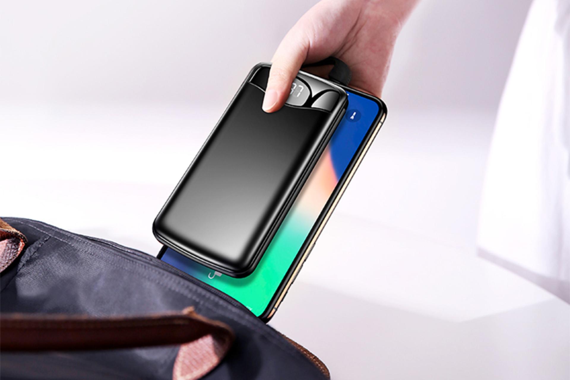 یوسمز PB28 با ظرفیت 10000 میلی‌آمپر ساعت / USAMS US-CD90 PB28 10000 mAh