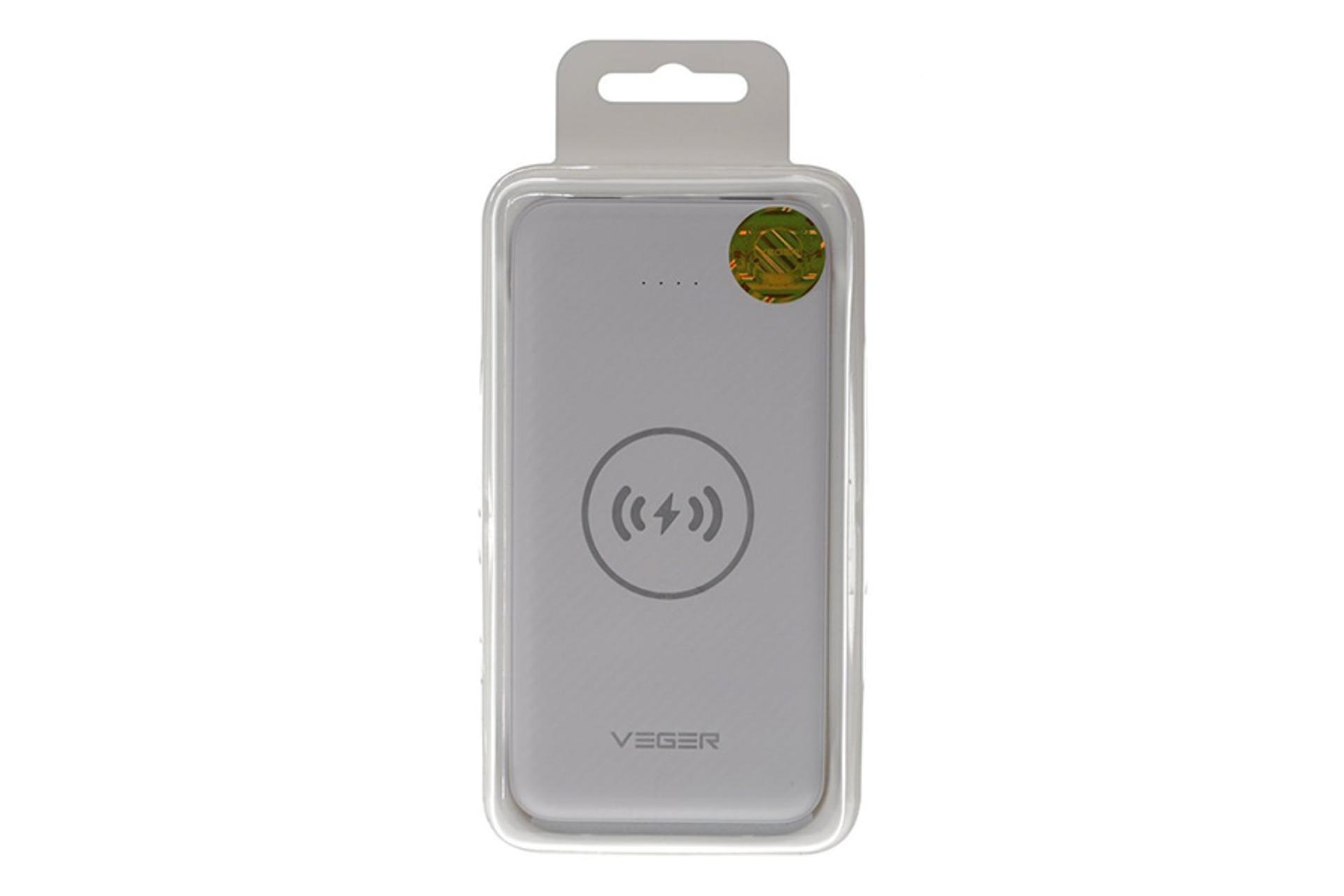 وگر شارژر بی‌سیم VP-1027W با ظرفیت 20000 میلی‌آمپر ساعت / VEGER Wireless VP-1027W 20000mAh