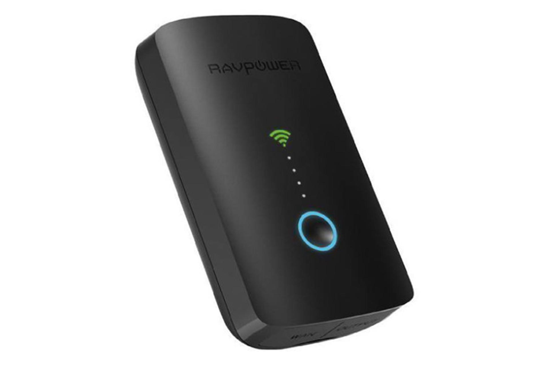 راوپاور FileHub N300 RP-WD03 با ظرفیت 6000 میلی‌آمپر ساعت / RAVPower FileHub N300 Wireless Travel 