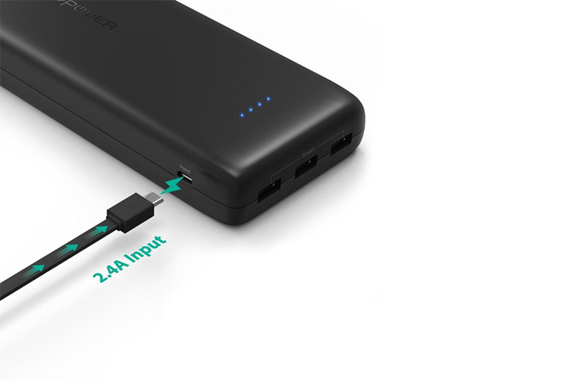 راوپاور RP-PB064 با ظرفیت 32000 میلی‌آمپر ساعت / RAVPower RP-PB064 32000mAh