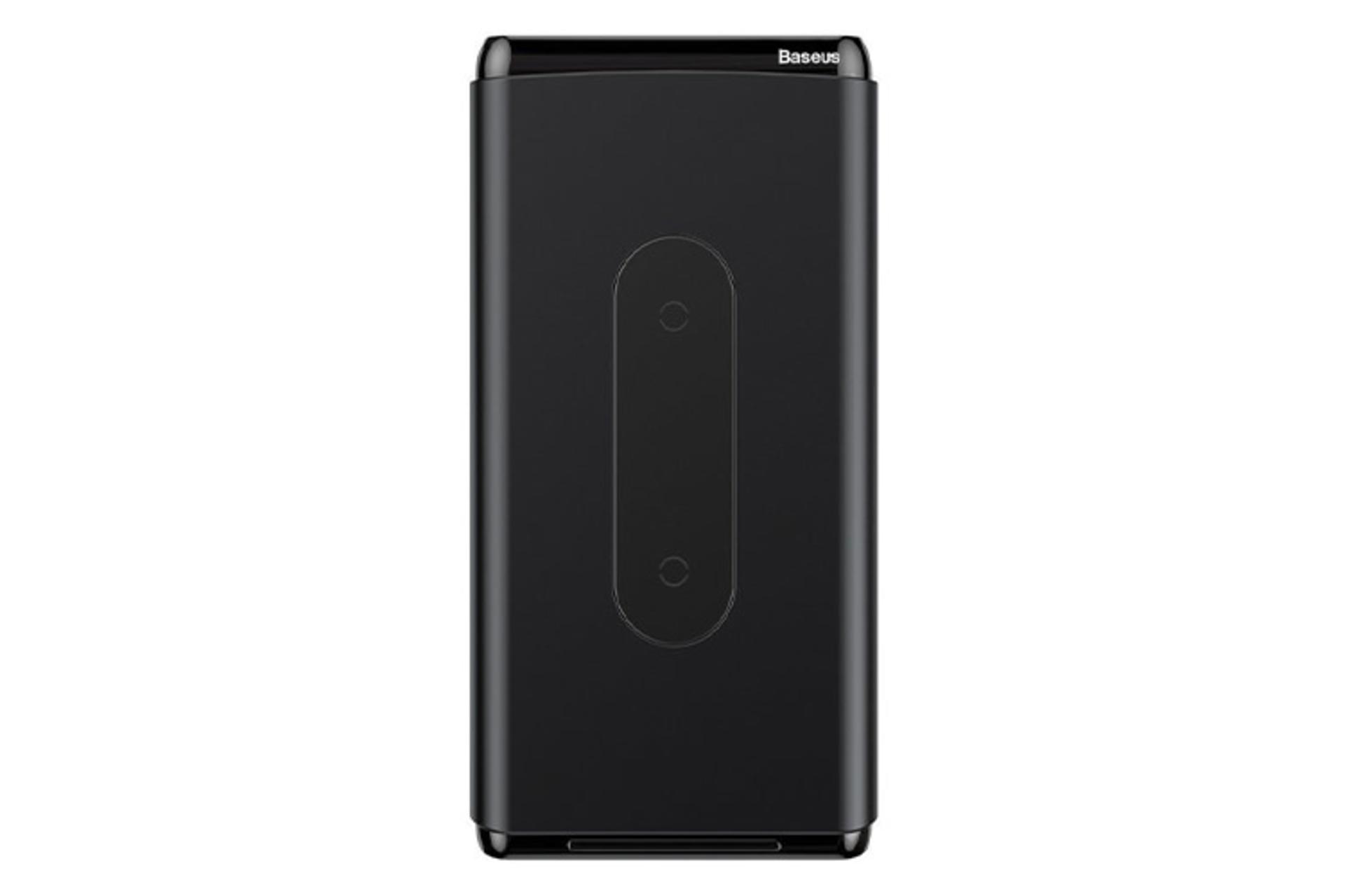 پاور بانک Baseus BS-10KPW 10000mAh نمای جلو / باسئوس BS-10KPW با ظرفیت 10000 میلی‌آمپر ساعت