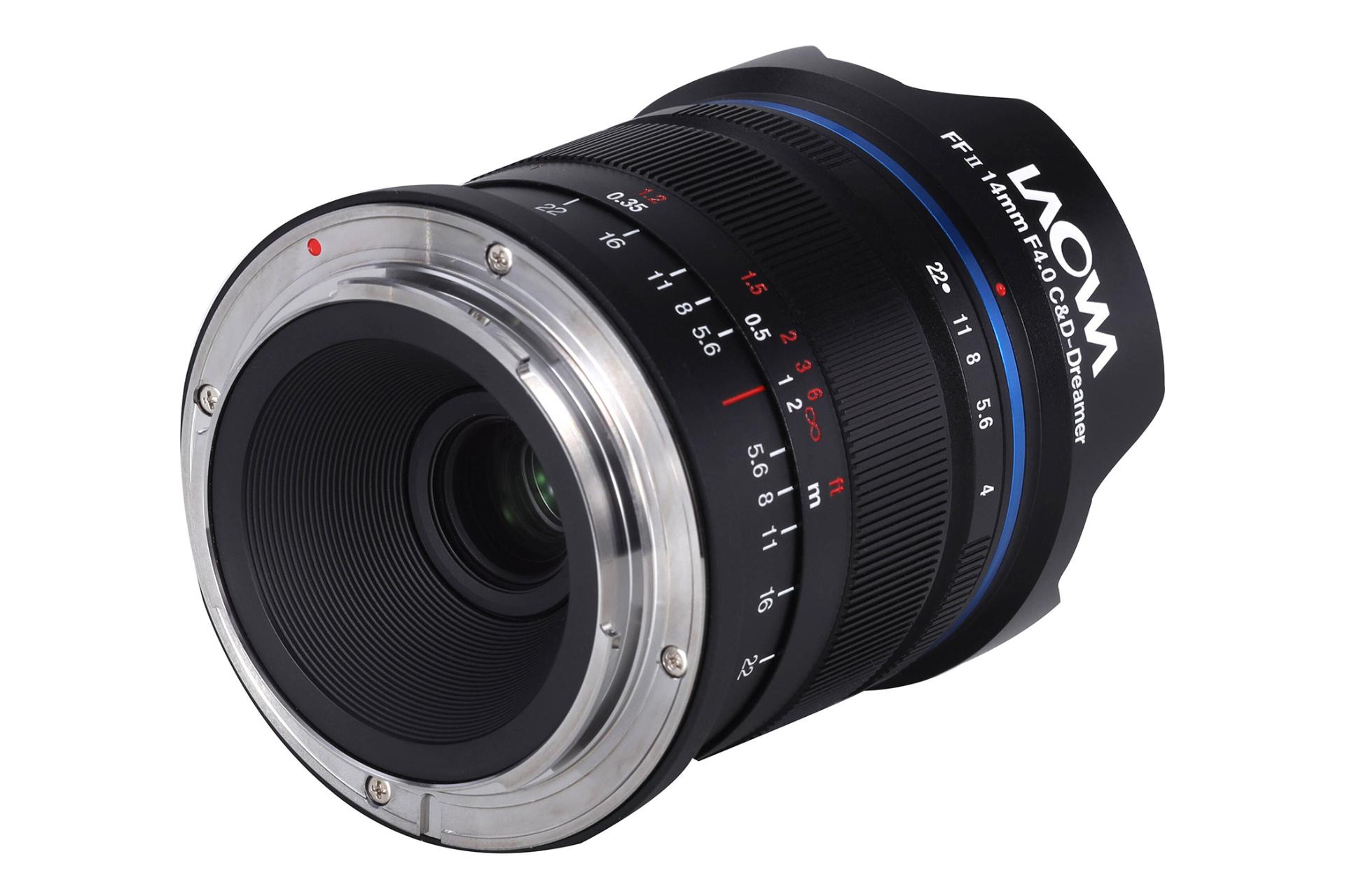 نمای پشت لنز ونوس لائووا 14mm F4 FF RL Zero-D