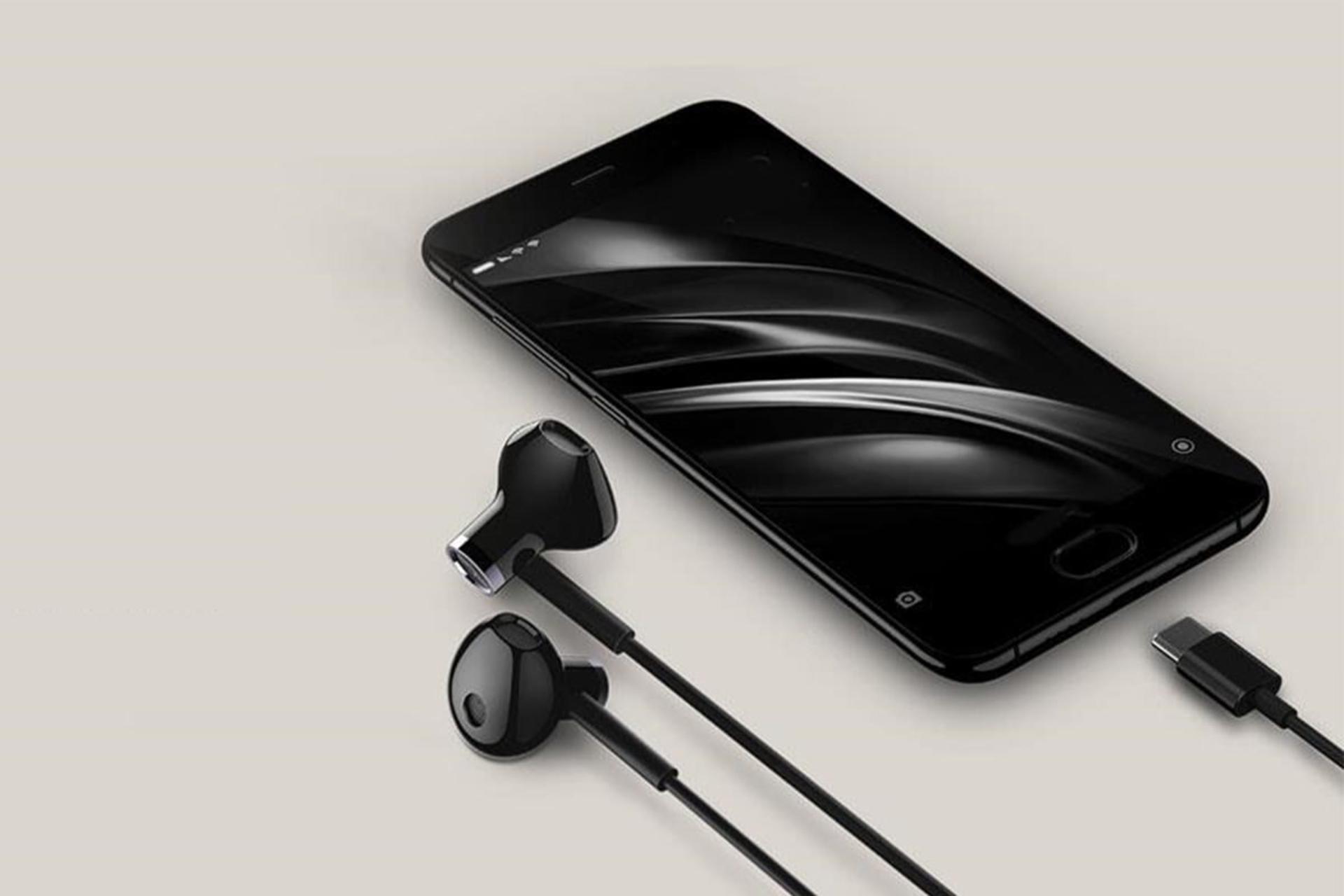 اتصال هدفون شیائومی Xiaomi Mi Dual Driver تایپ C به گوشی