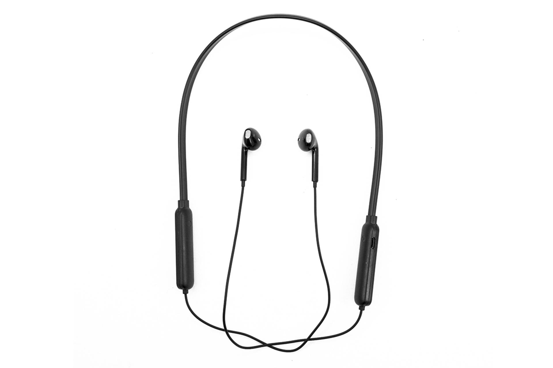 نمای روبرو هدفون بی سیم کینگ استار Kingstar KBE35 مشکی