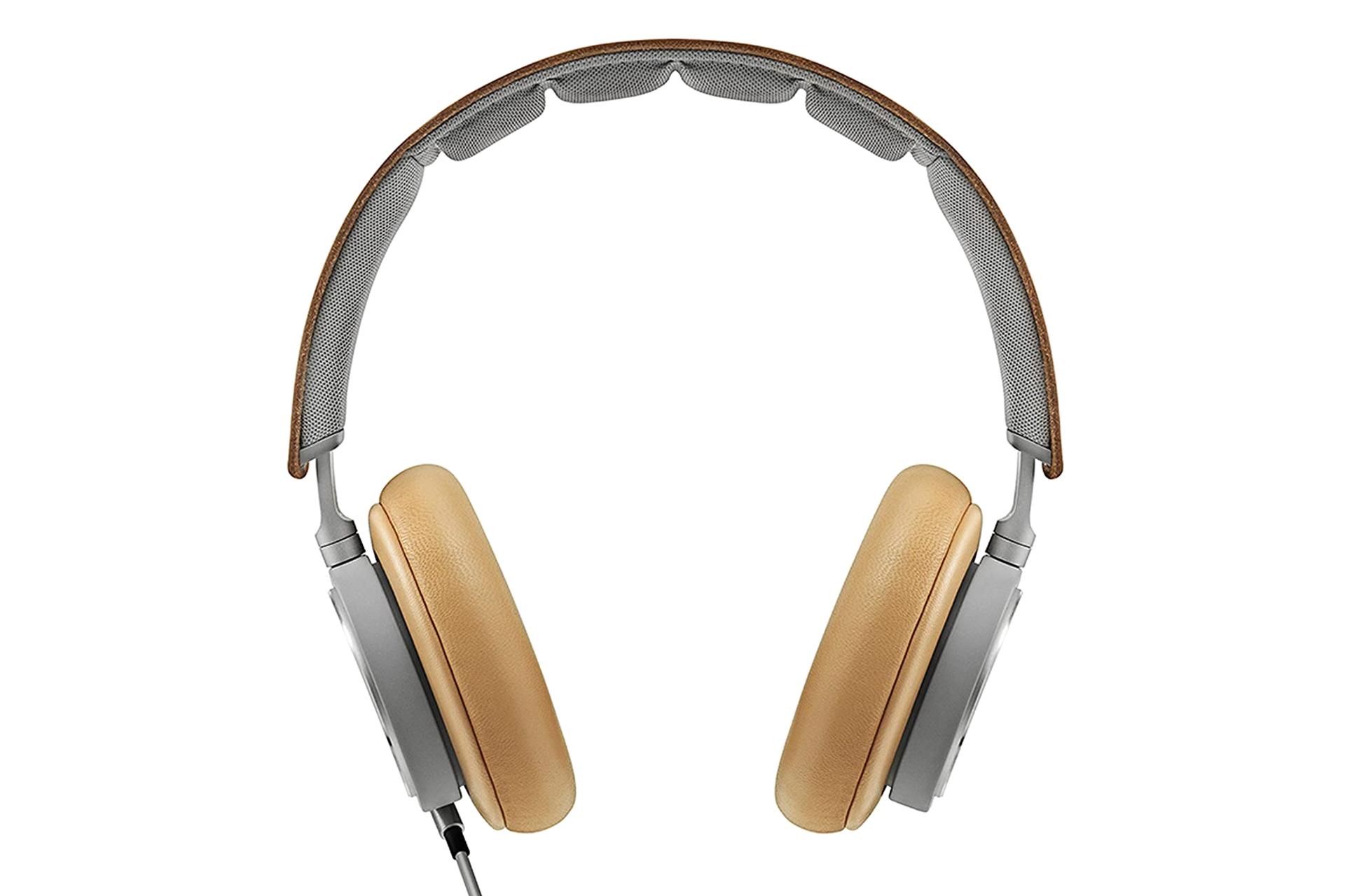 نمای روبرو هدفون بنگ اند اولافسن Bang & Olufsen Beoplay H6 بژ