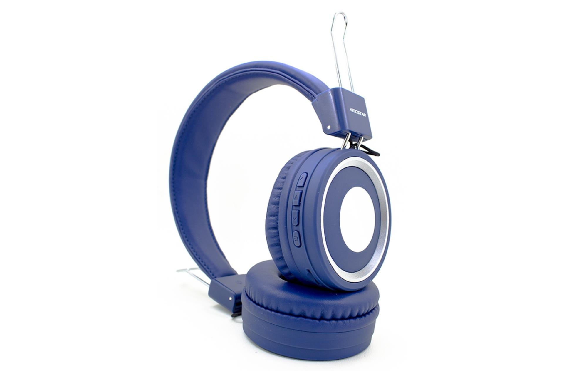 نمای کناری هدفون بی سیم کینگ استار Kingstar KBH44 آبی