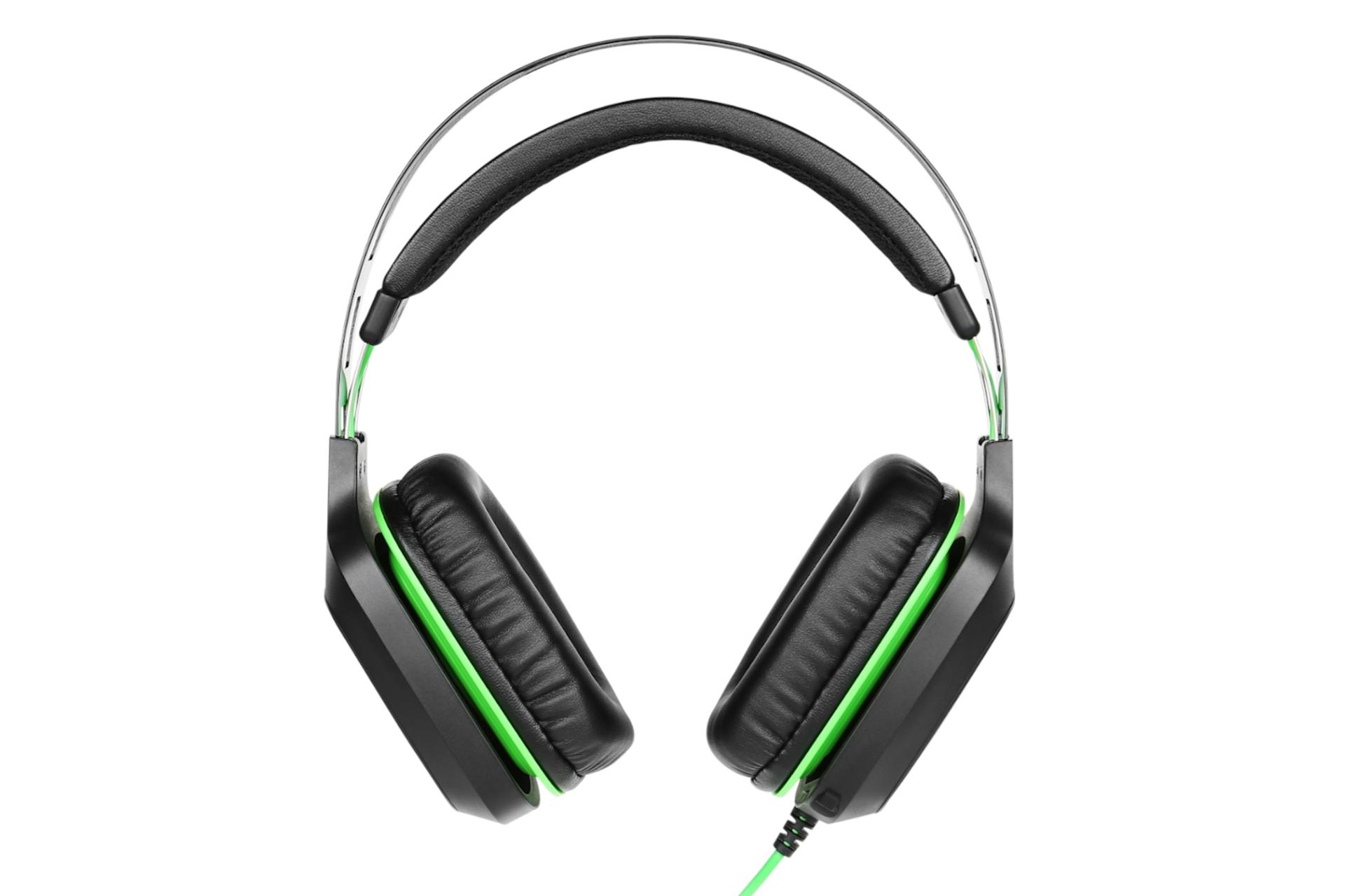 نمای روبرو هدست گیمینگ ریزر Razer Electra V2 USB