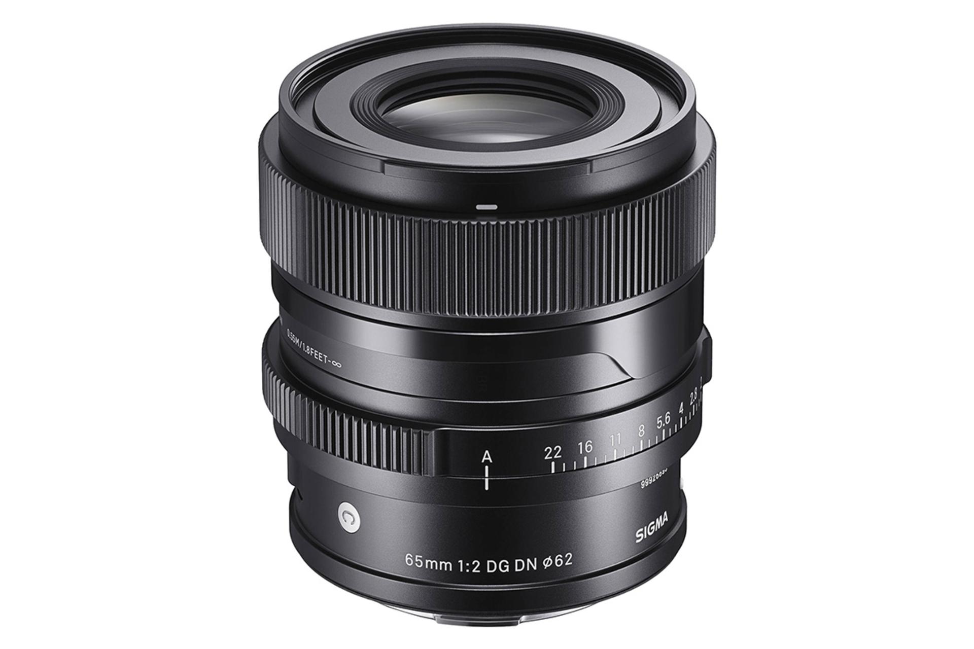 لنز سیگما 65mm F2 DG DN در حالت ایستاده