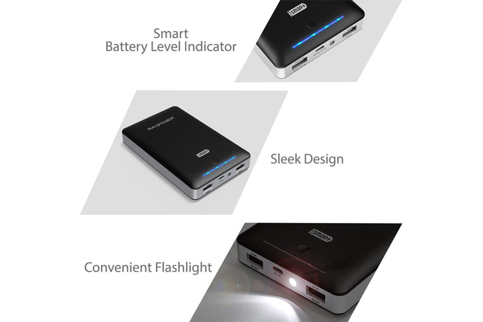 راوپاور RP-PB19 با ظرفیت 16750 میلی‌آمپر ساعت / RAVPower RP-PB19 16750mAh