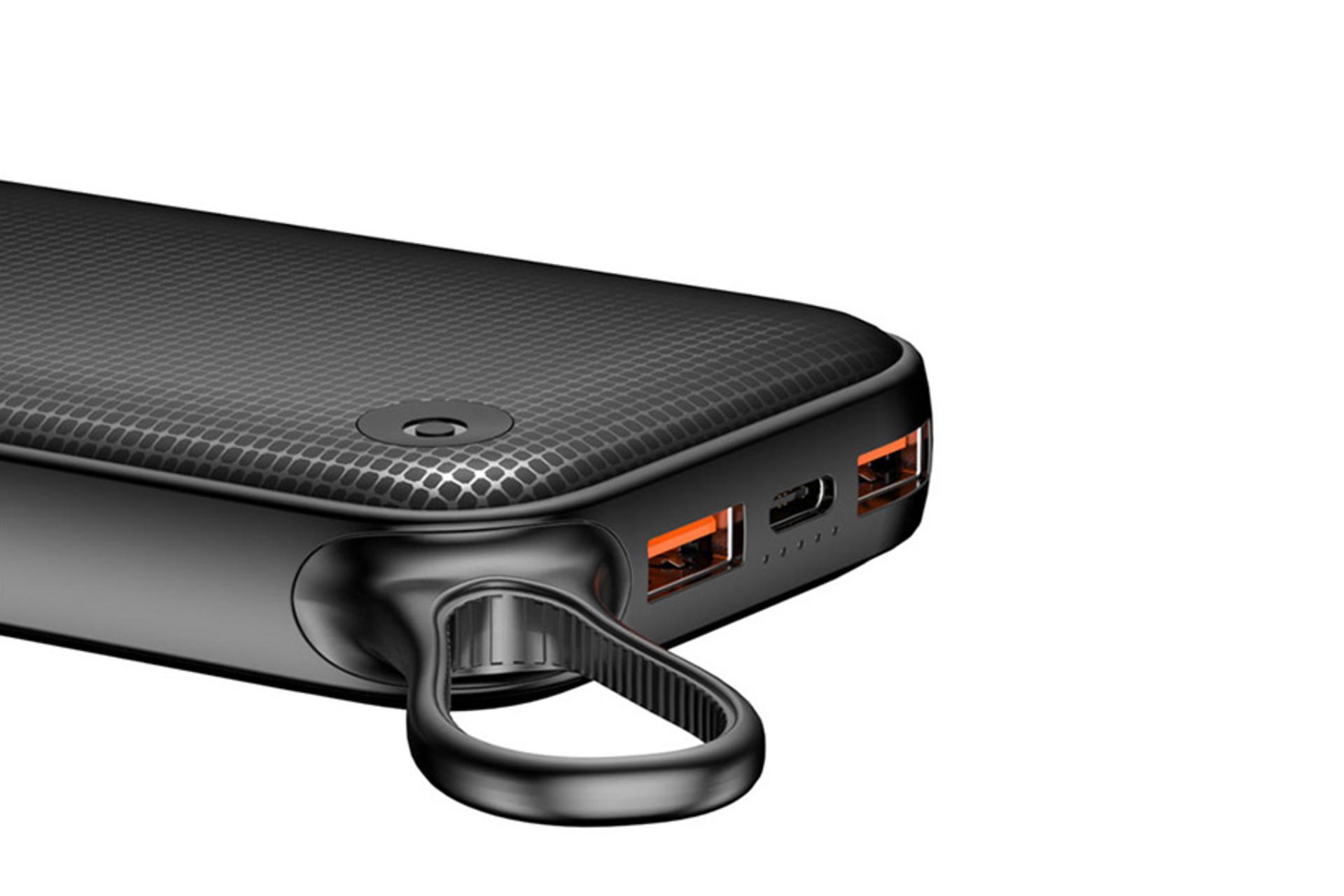 پاوربانک باسئوس PPKC-A02 و نمایش پورت ها