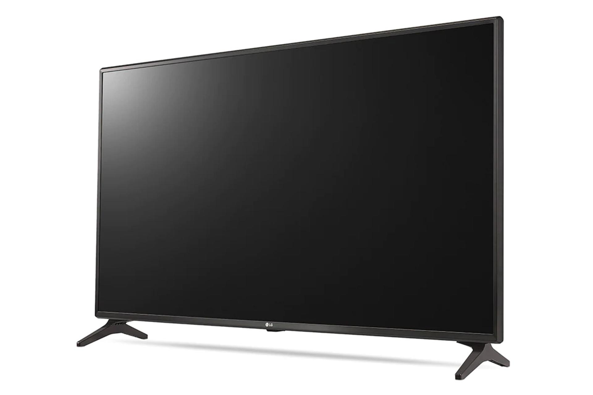 نمای نیمرخ تلویزیون ال جی 43LJ6200 در حالت خاموش