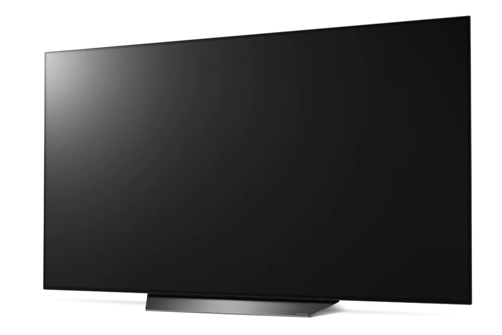 نمای نیمرخ تلویزیون ال جی OLED55B8GI با صفحه خاموش