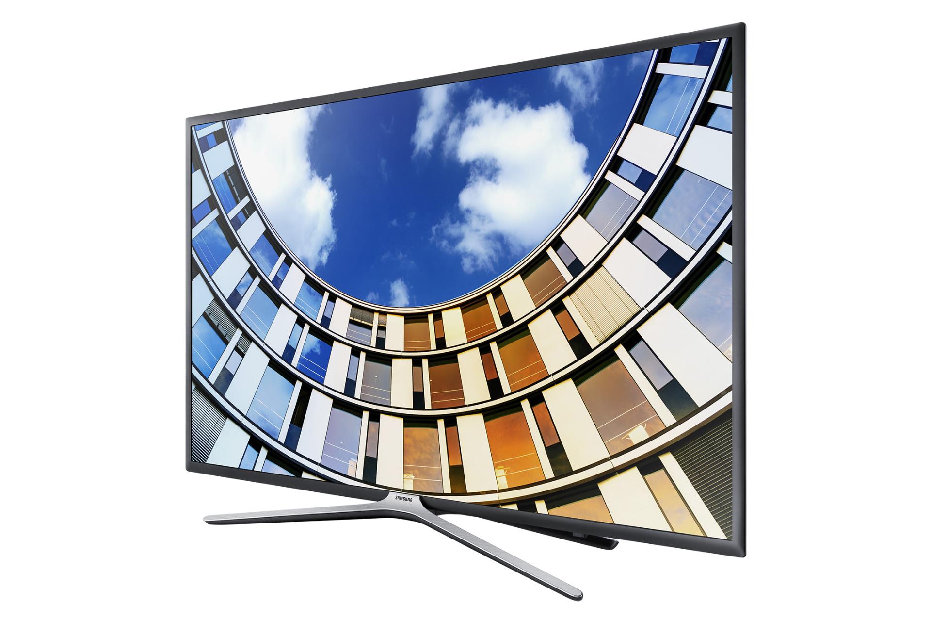 نمای نیمرخ راست تلویزیون سامسونگ 55M6970