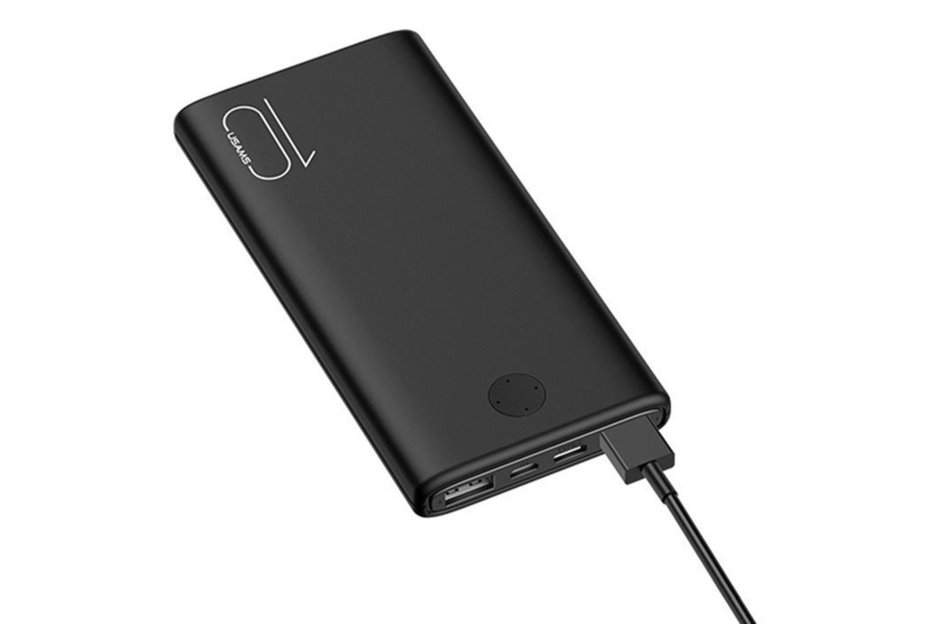 پاور بانک یوسمز US-CD137 PB52 با ظرفیت 10000 میلی‌آمپر ساعت USAMS US-CD137 PB52 10000mAh در حال شا