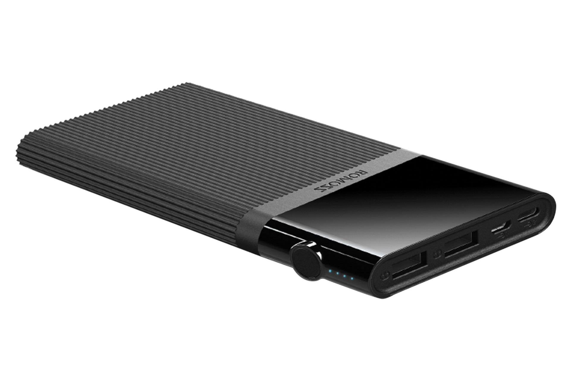 نمای جانبی پاور بانک روموس Spirit ST10 با ظرفیت 10000 میلی‌آمپر ساعت Romoss Spirit ST10 10000mAh