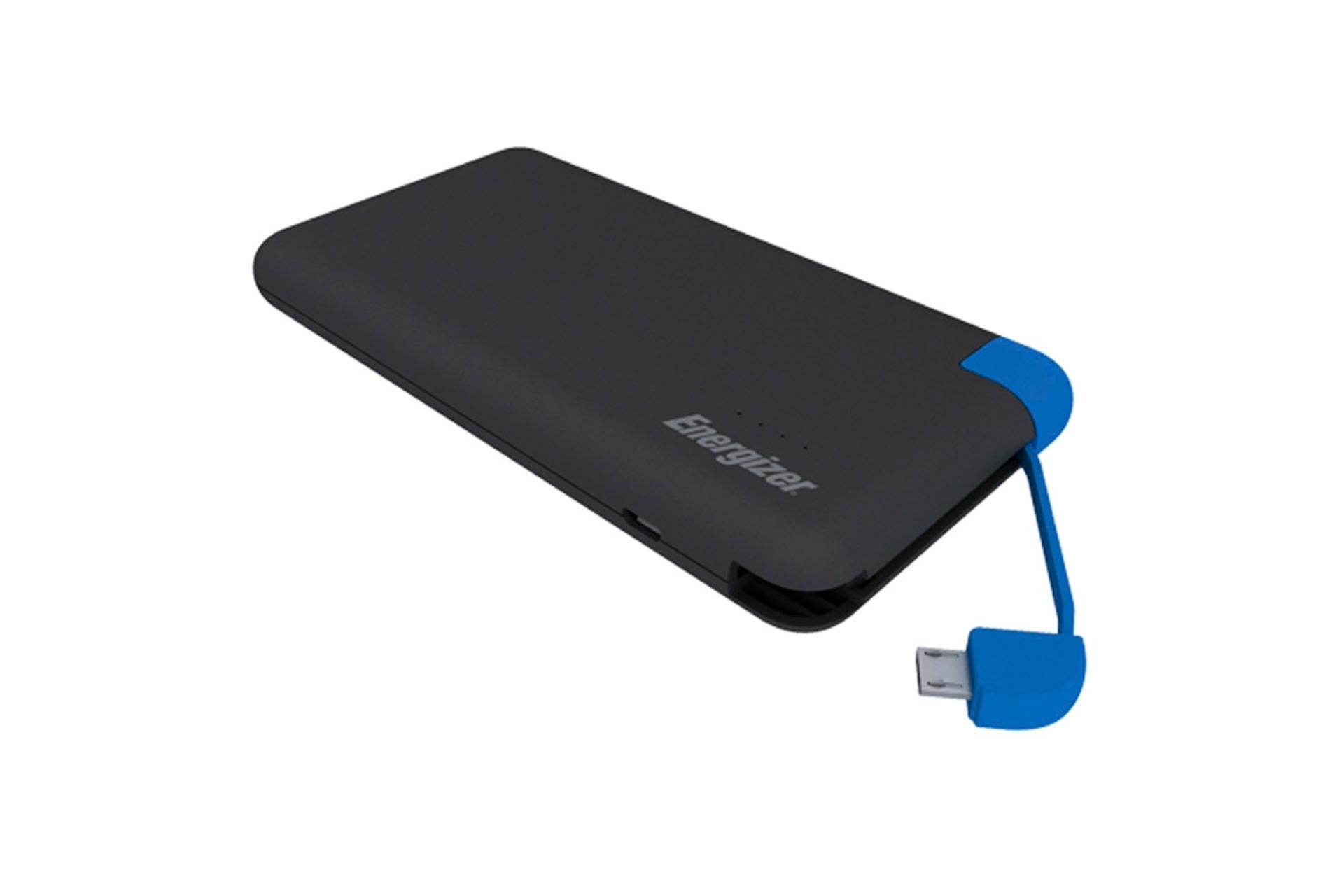 کابل پاور بانک انرجایزر UE8001 با ظرفیت 8000 میلی‌آمپر ساعت Energizer UE8001 8000mAh خاکستری