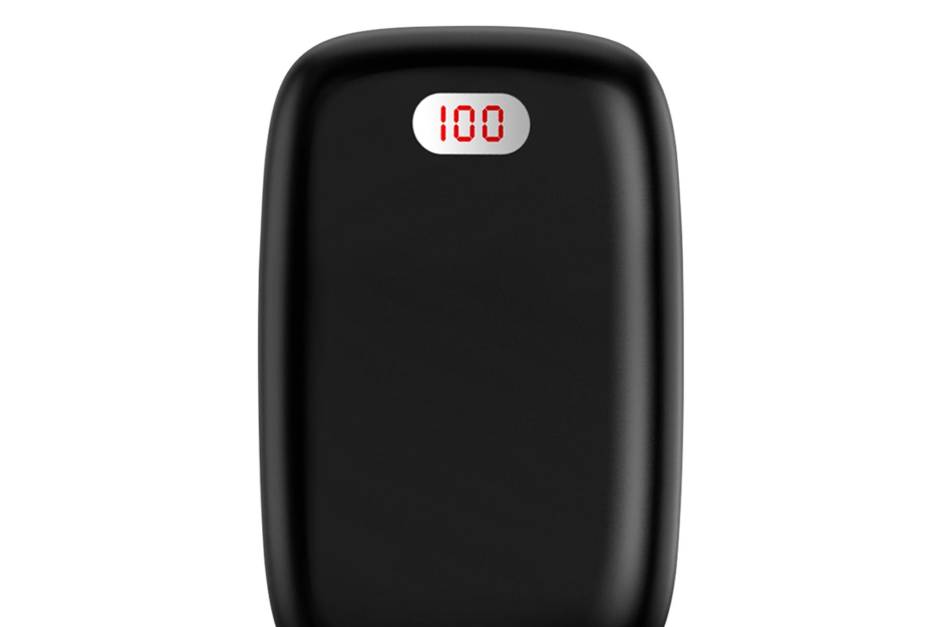 نمای روبرو پاور بانک یوسمز US-CD78 PB17 با ظرفیت 10000 میلی‌آمپر ساعت USAMS US-CD78 PB17 10000mAh 