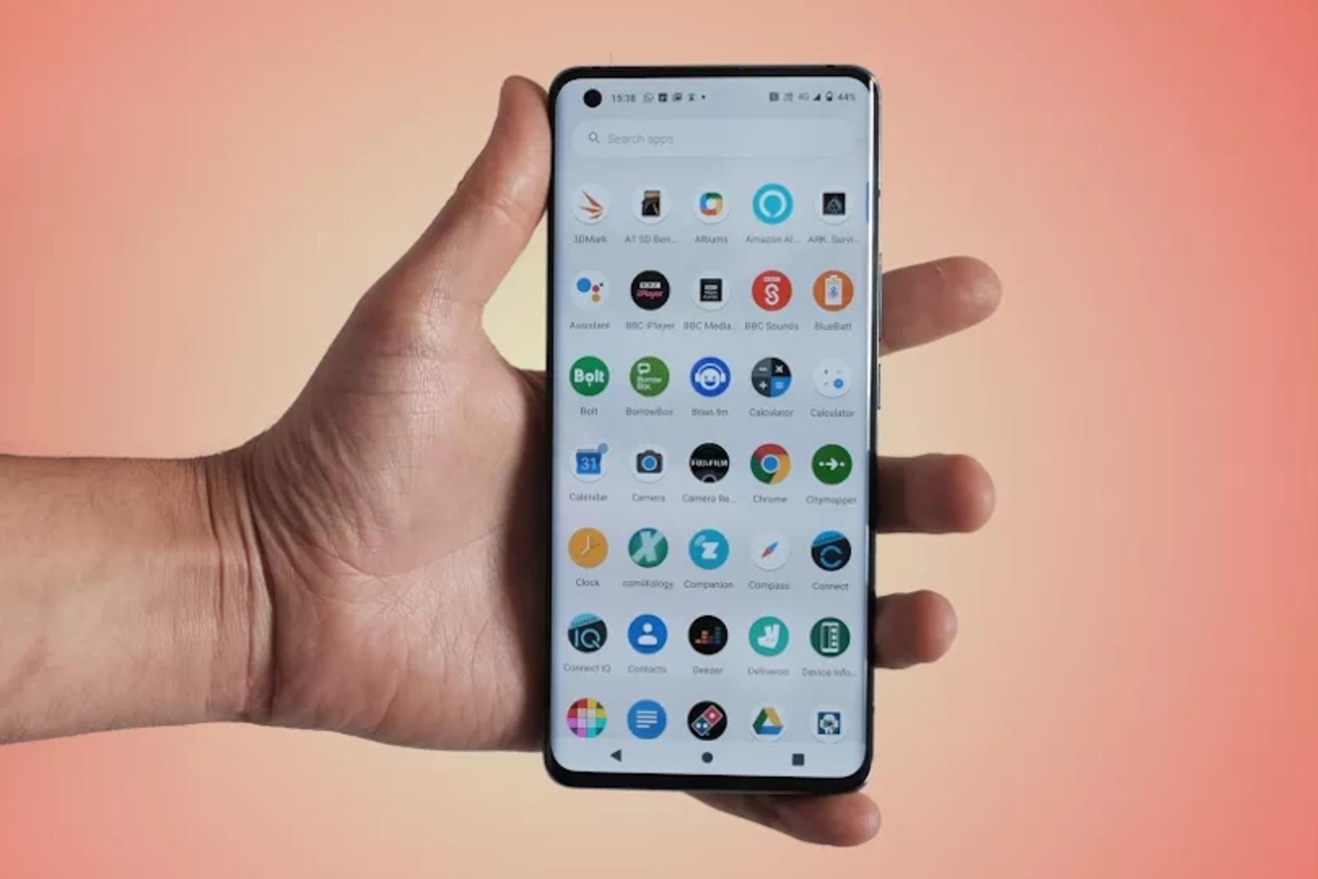 نمای روبرو گوشی ایکس 51 ویوو نسخه 5G Vivo X51 5G