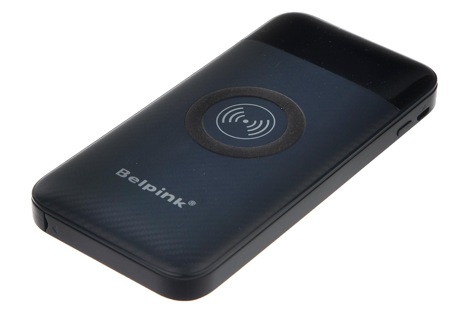 پاور بانک بلپینک 932WP با ظرفیت 10000 میلی‌آمپر ساعت با امکان شارژ وایرلس Belpink 932WP