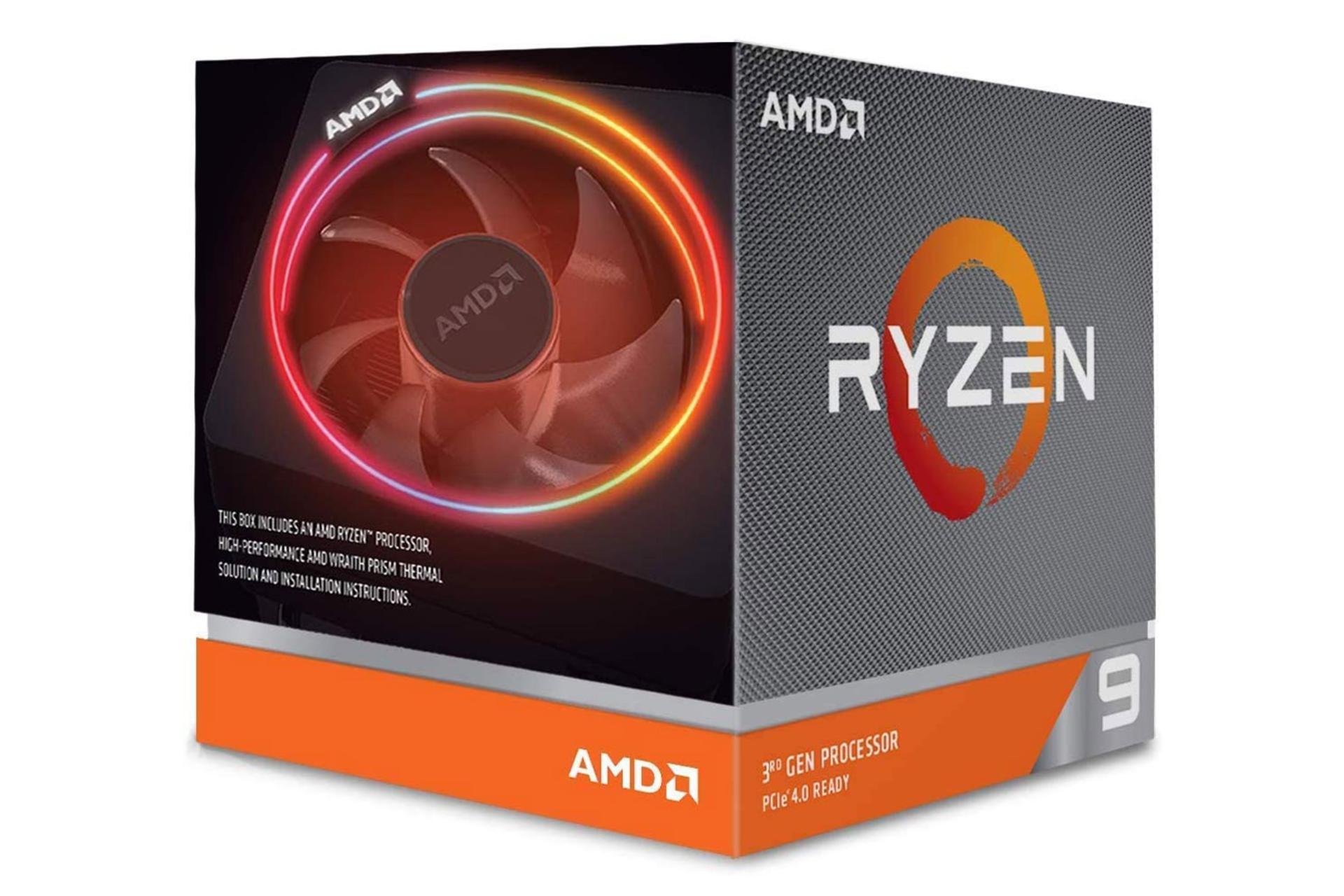 جعبه پردازنده AMD رایزن 9 3900XT / AMD Ryzen 9 3900XT