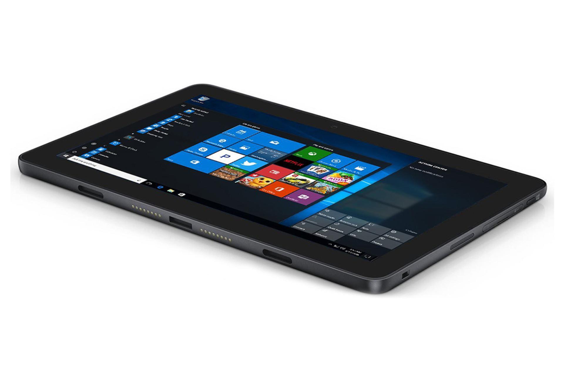 نمای تبلتی لپ تاپ دل لتیتود 5175 و نمایش پورت ها