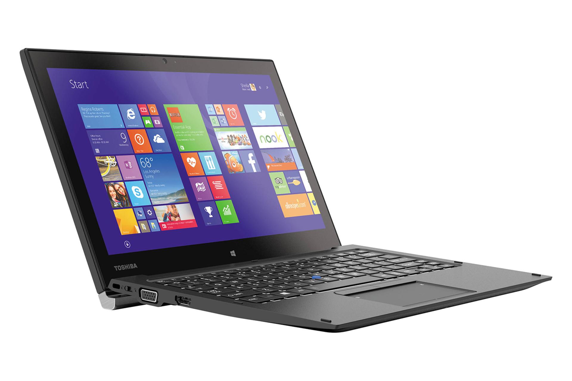 نمای نیمرخ لپ تاپ توشیبا Portege Z20t